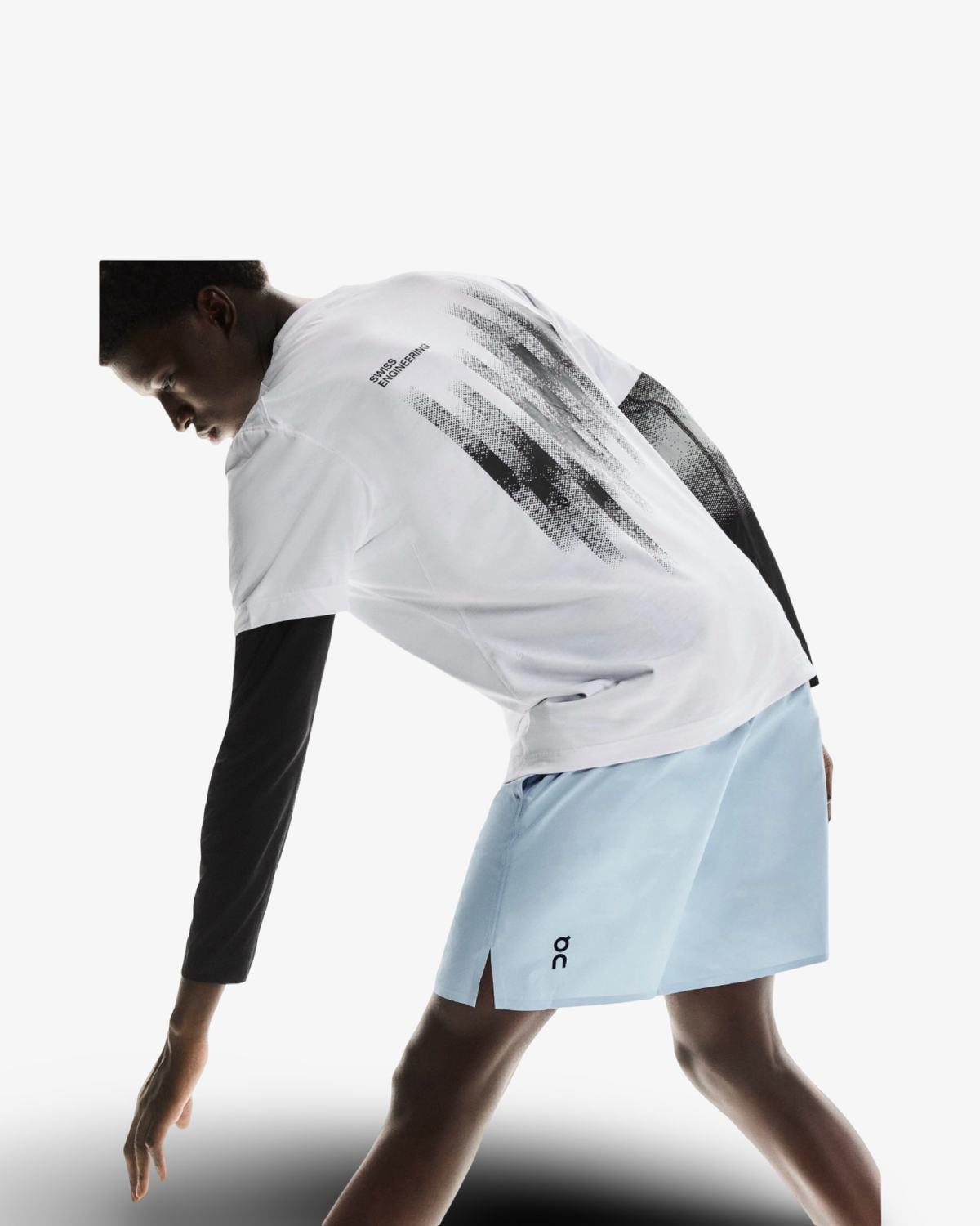 On focus shorts 1 arctic blue