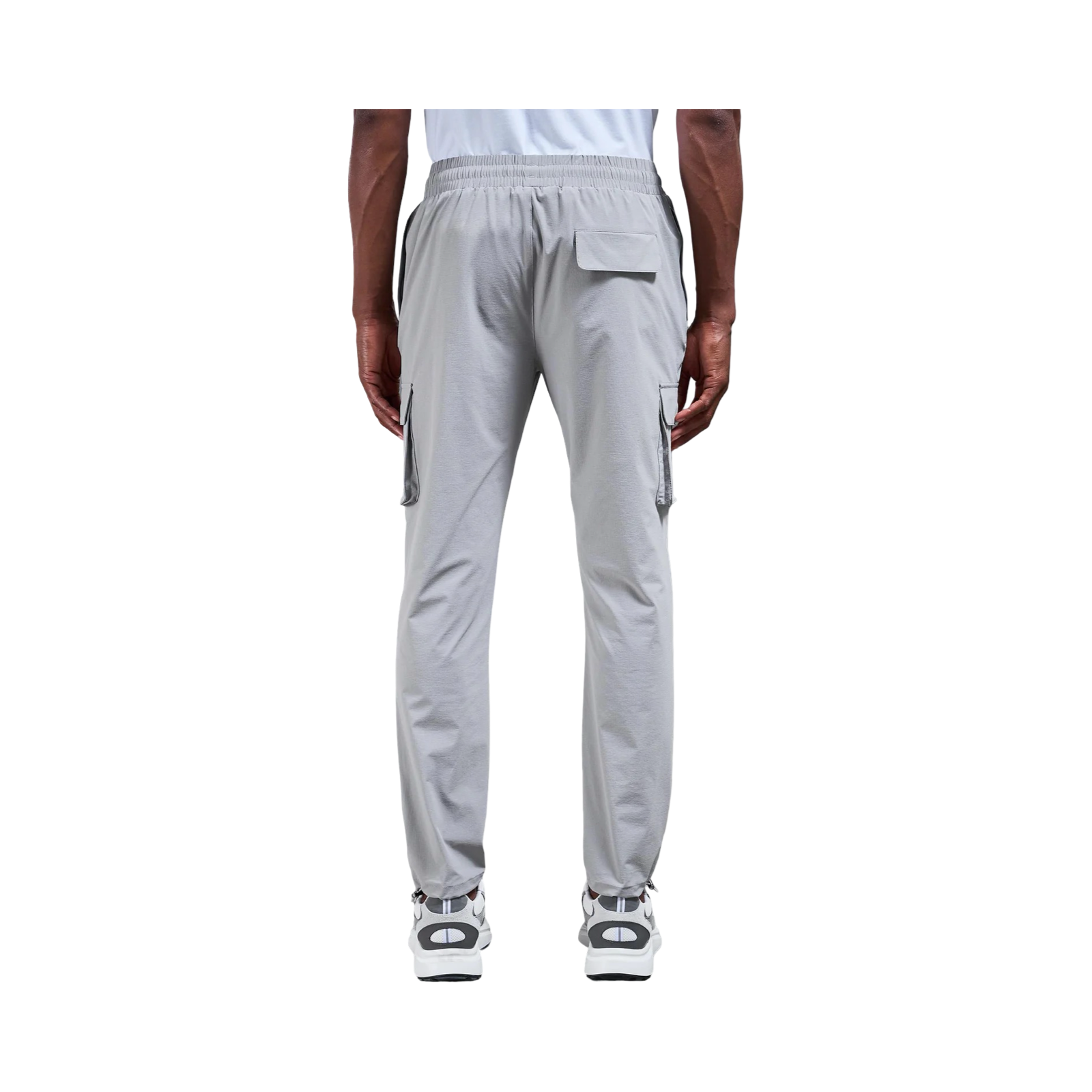 ARNE UTILITY CARGO TROUSER MARL GREY