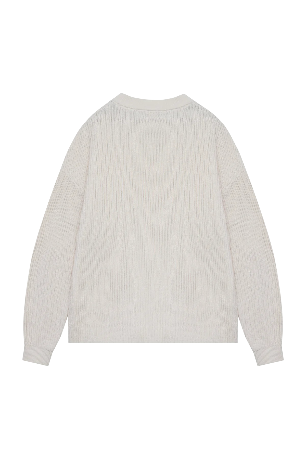 THE COUTURE CLUB HEAVY WASHED RIBBED KNIT CREWNECK