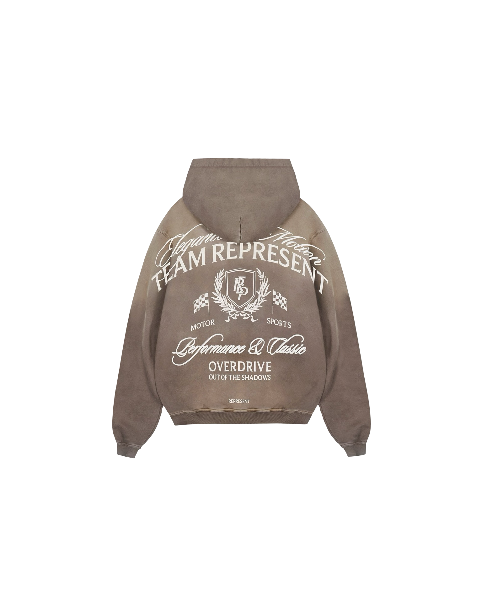 REPRESENT CREST ZIP HOODIE