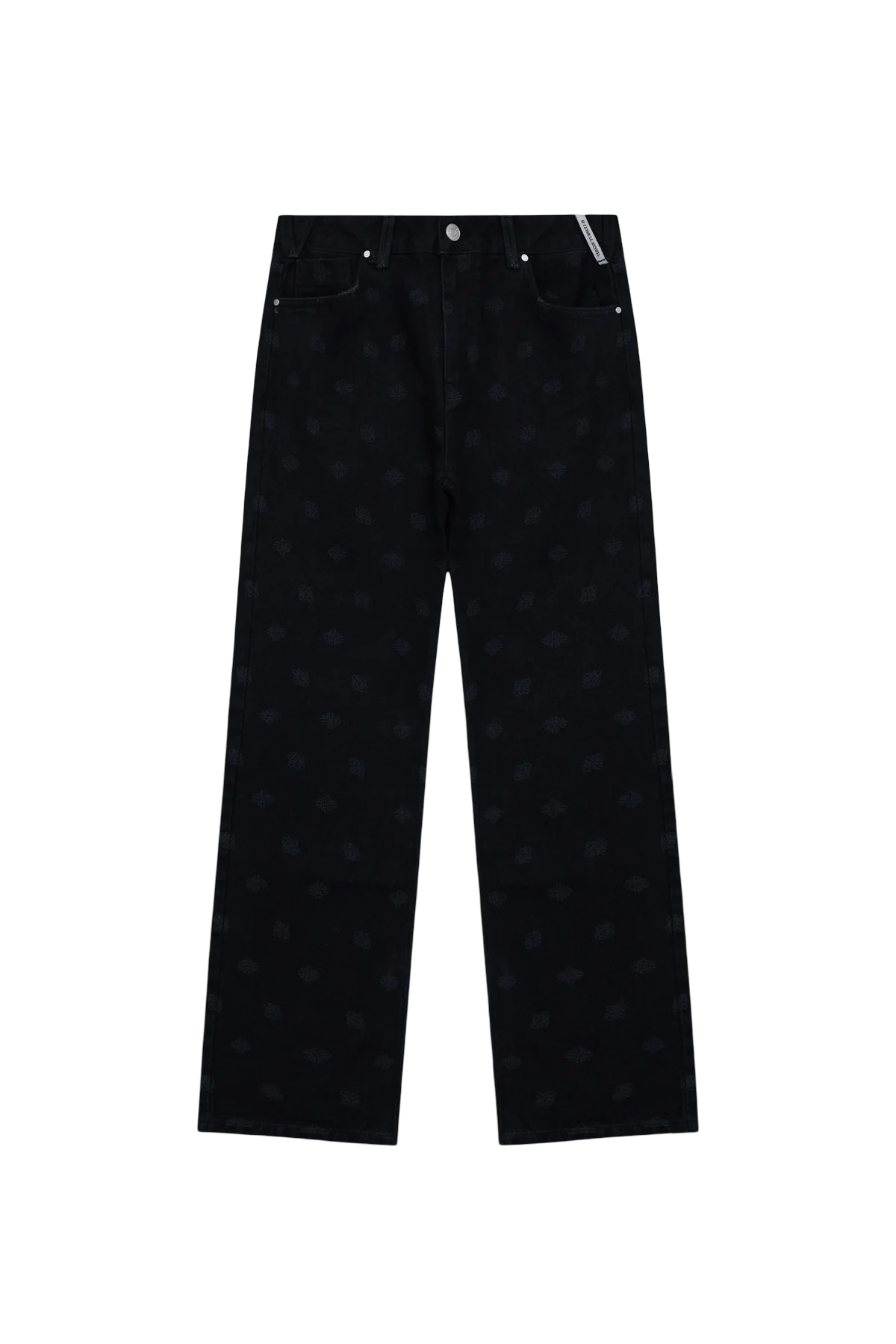 THE COUTURE CLUB LASER PRINT EMBLEM JEANS