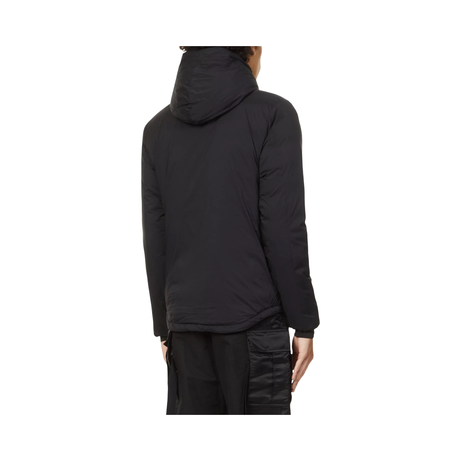 CANADA GOOSE LODGE LOGO-PATCH SHELL-DOWN HOODED PUFFER JACKET