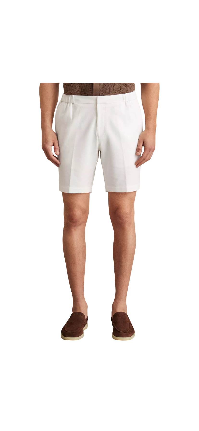 REISS DECK SHORTS WHITE