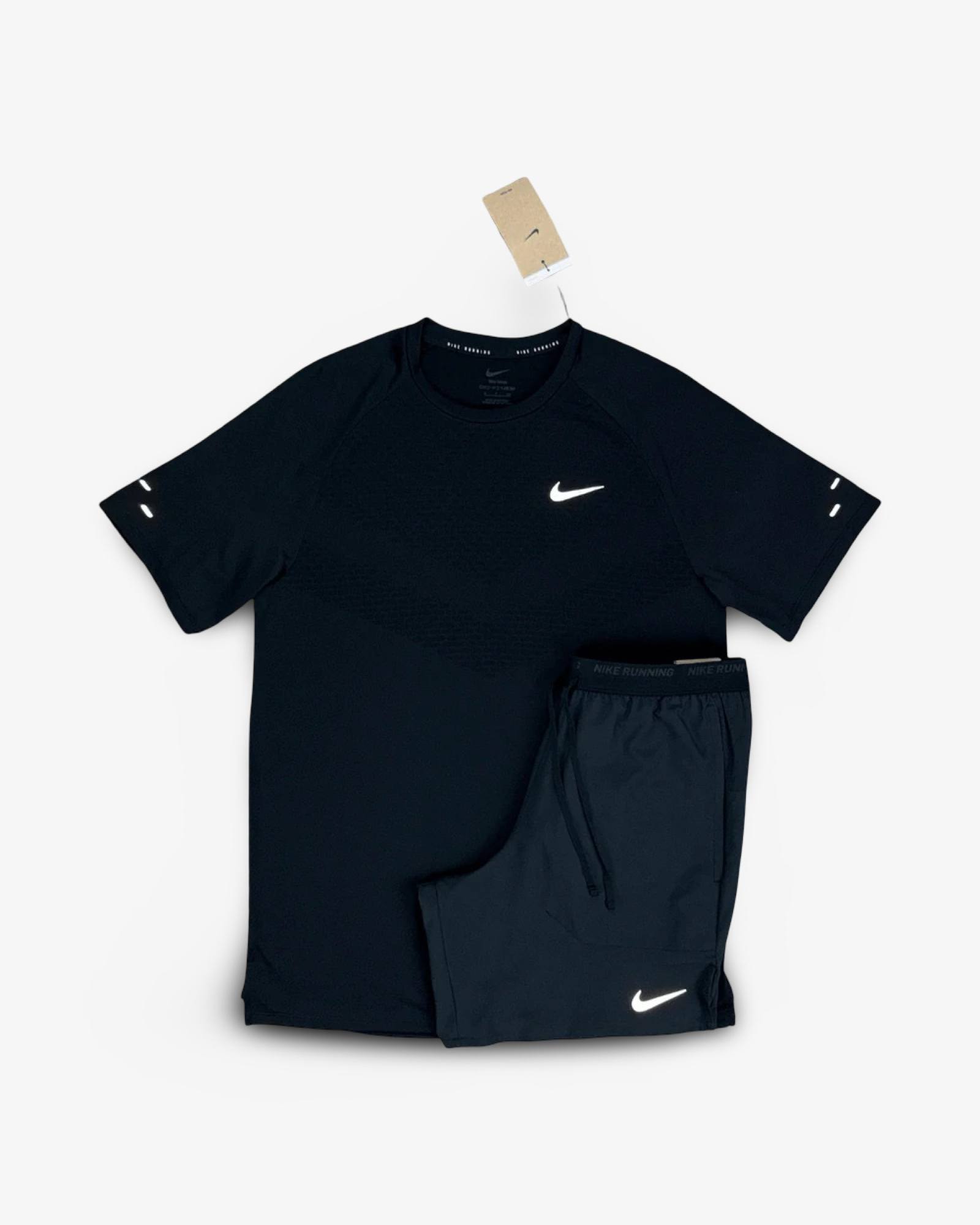 NIKE STRIDE SHORTS SET 'BLACK'