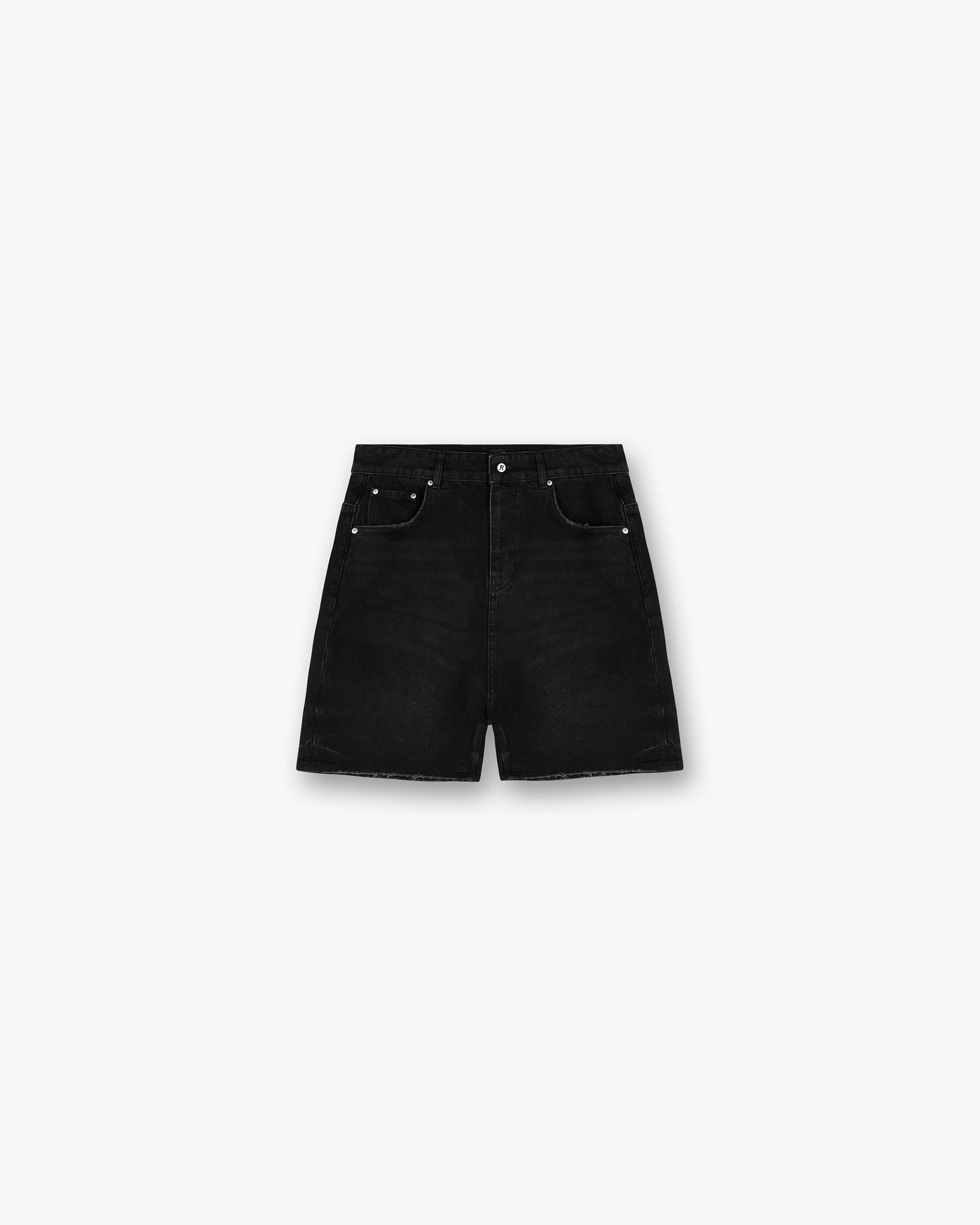 REPRESENT R10T TAILORED DENIM SHORT - BLACK