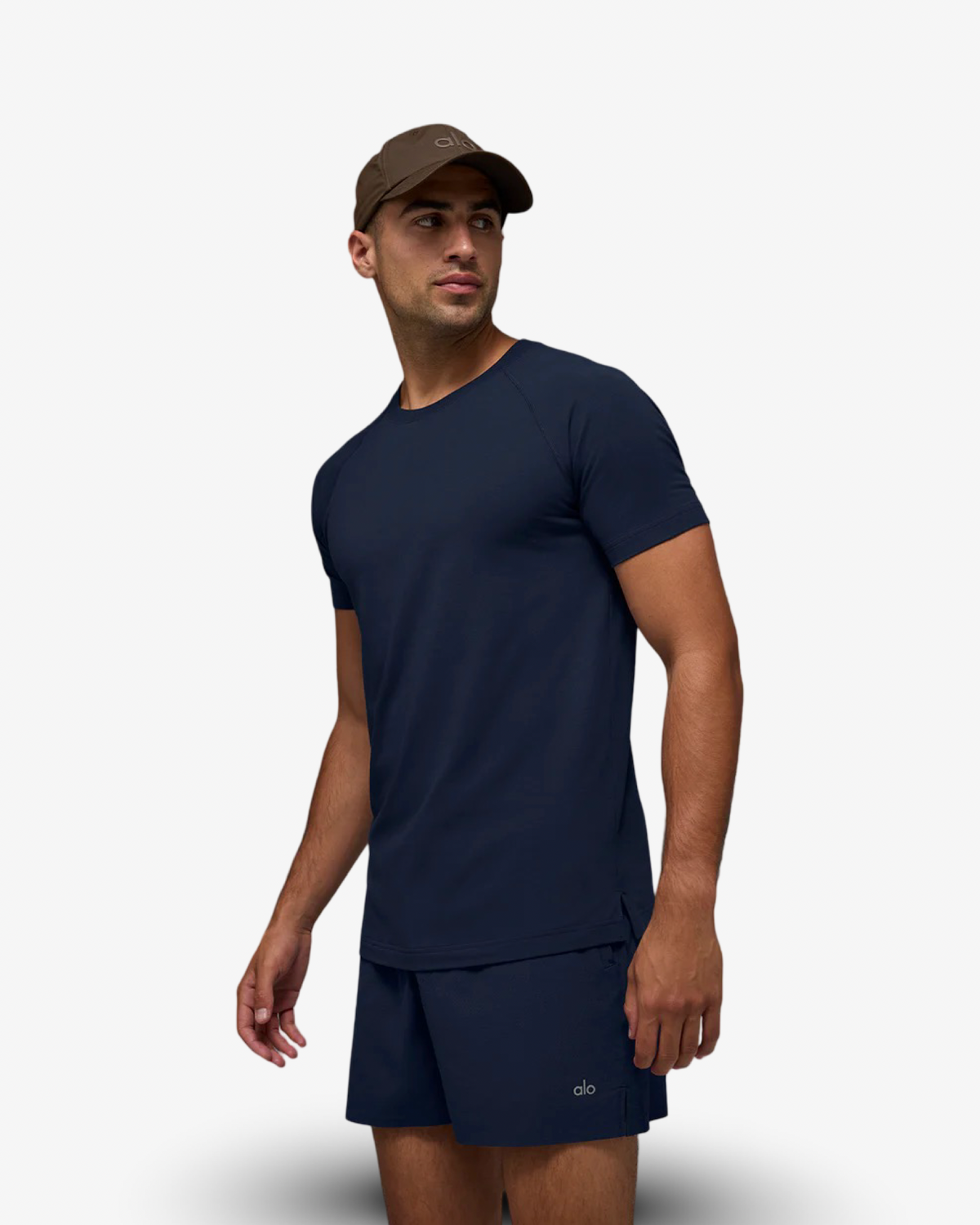 Alo Vapor Crewneck Short Sleeve - Navy