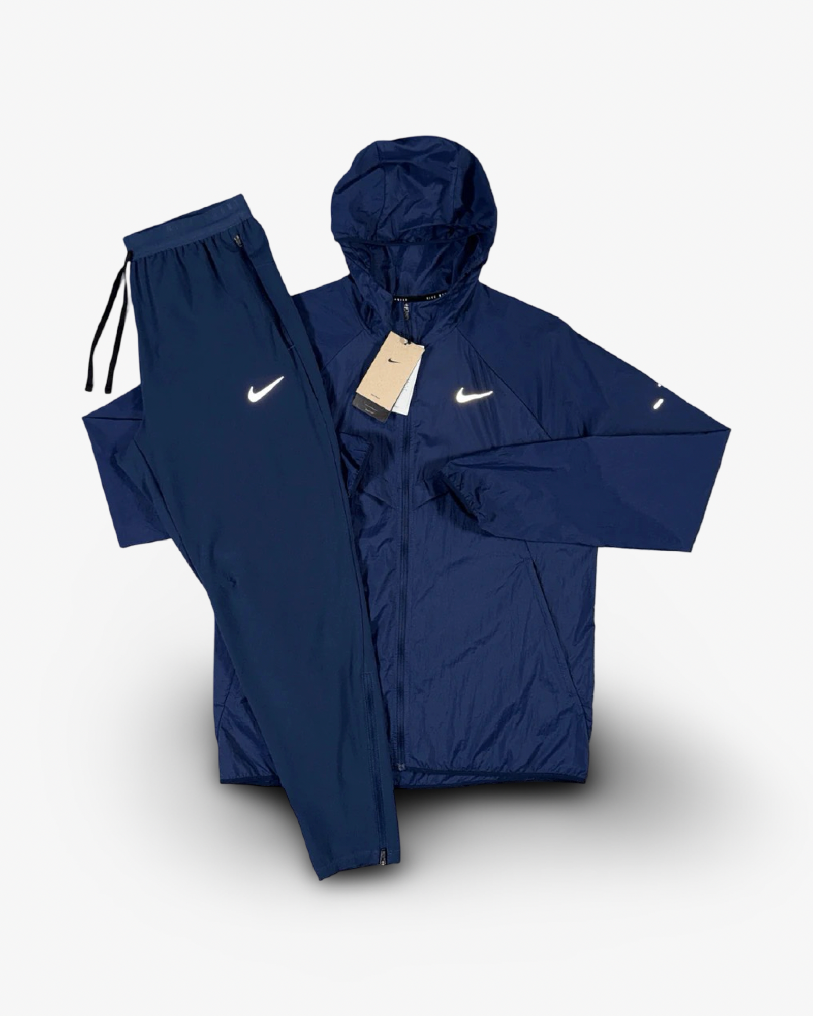 NIKE STRIDE JACKET PANTS SET 'MIDNIGHT'