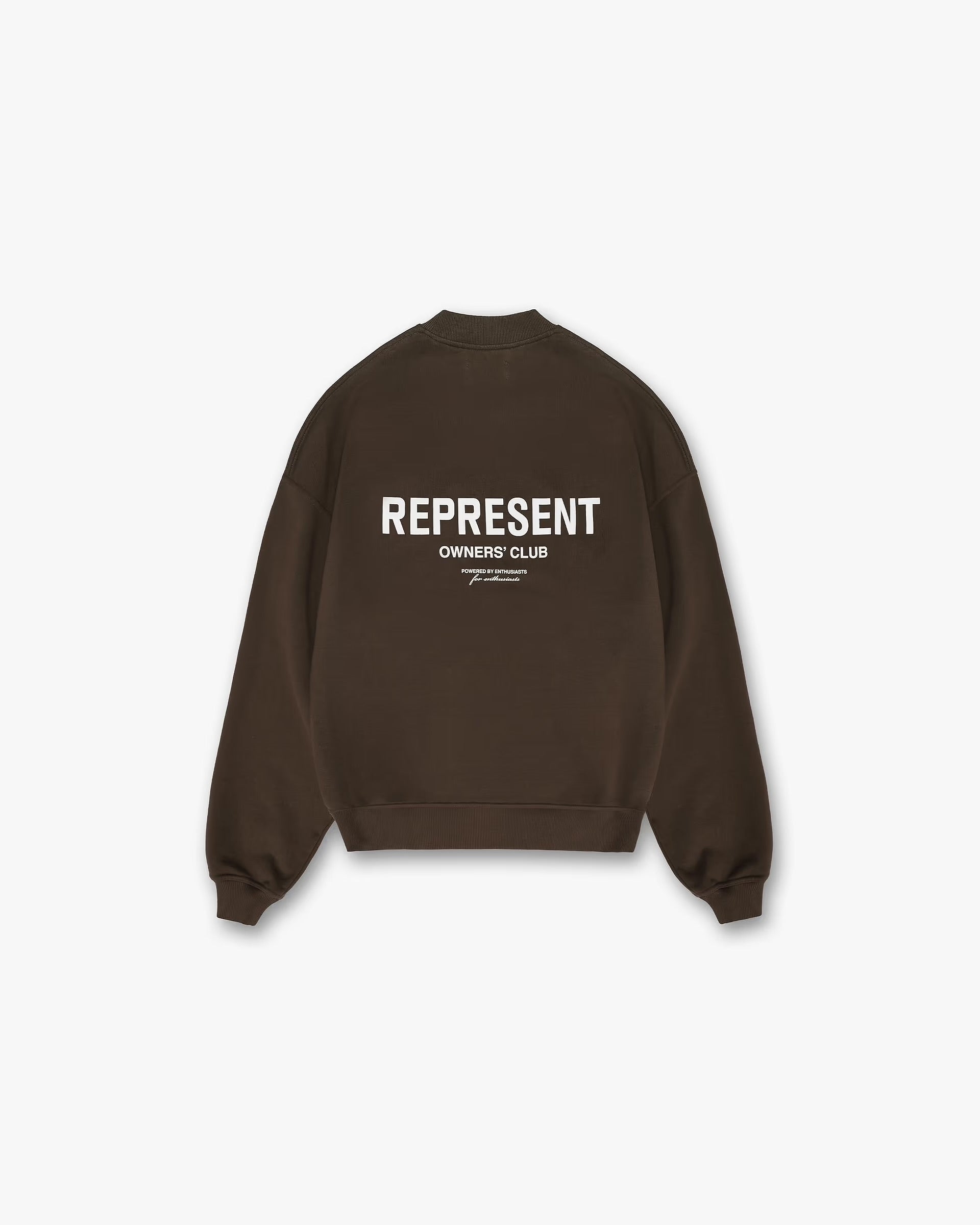 REPRESENT OWNERS CLUB SWEATSHIRT - BROWN