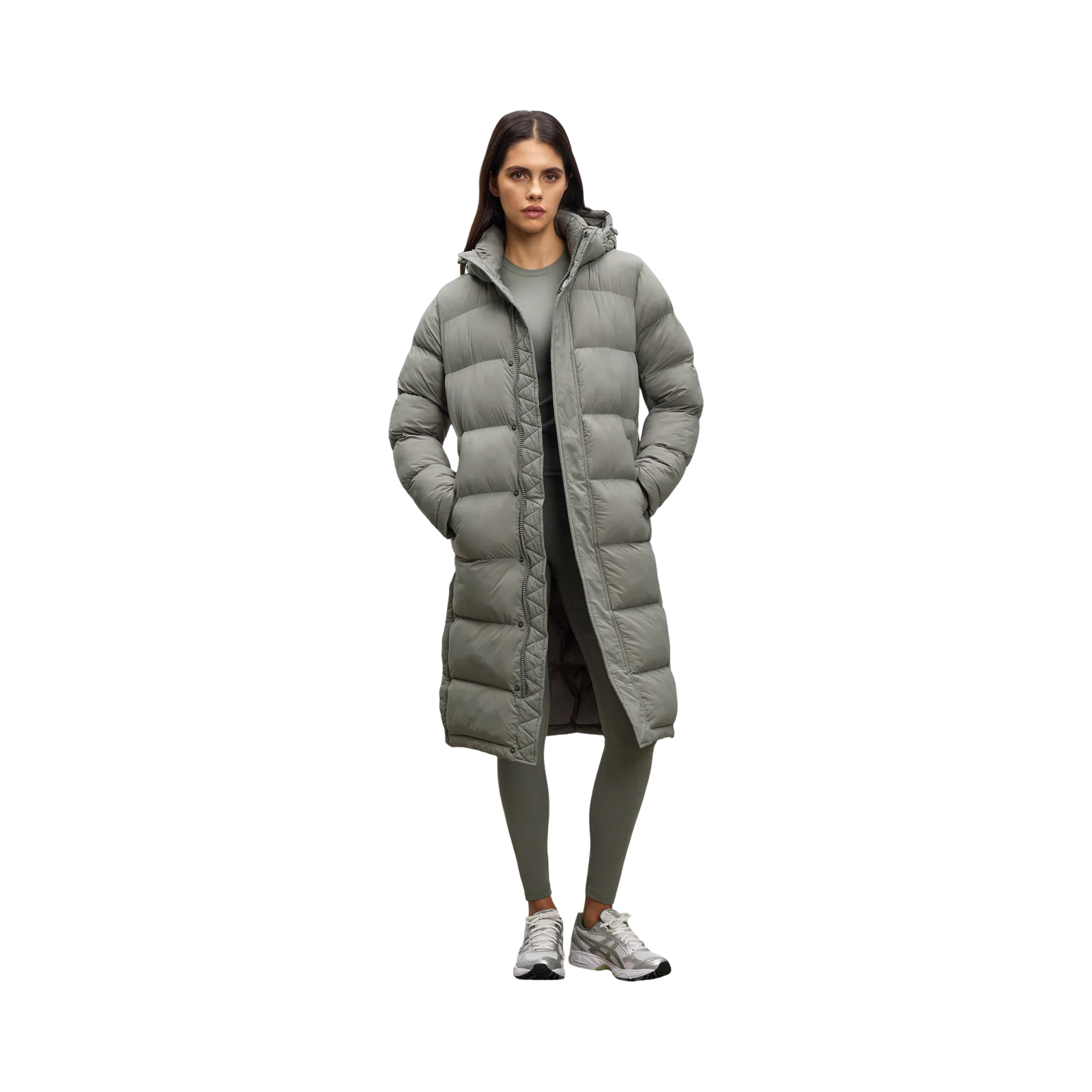 ARNE MID LENGTH PUFFER JACKET SAGE