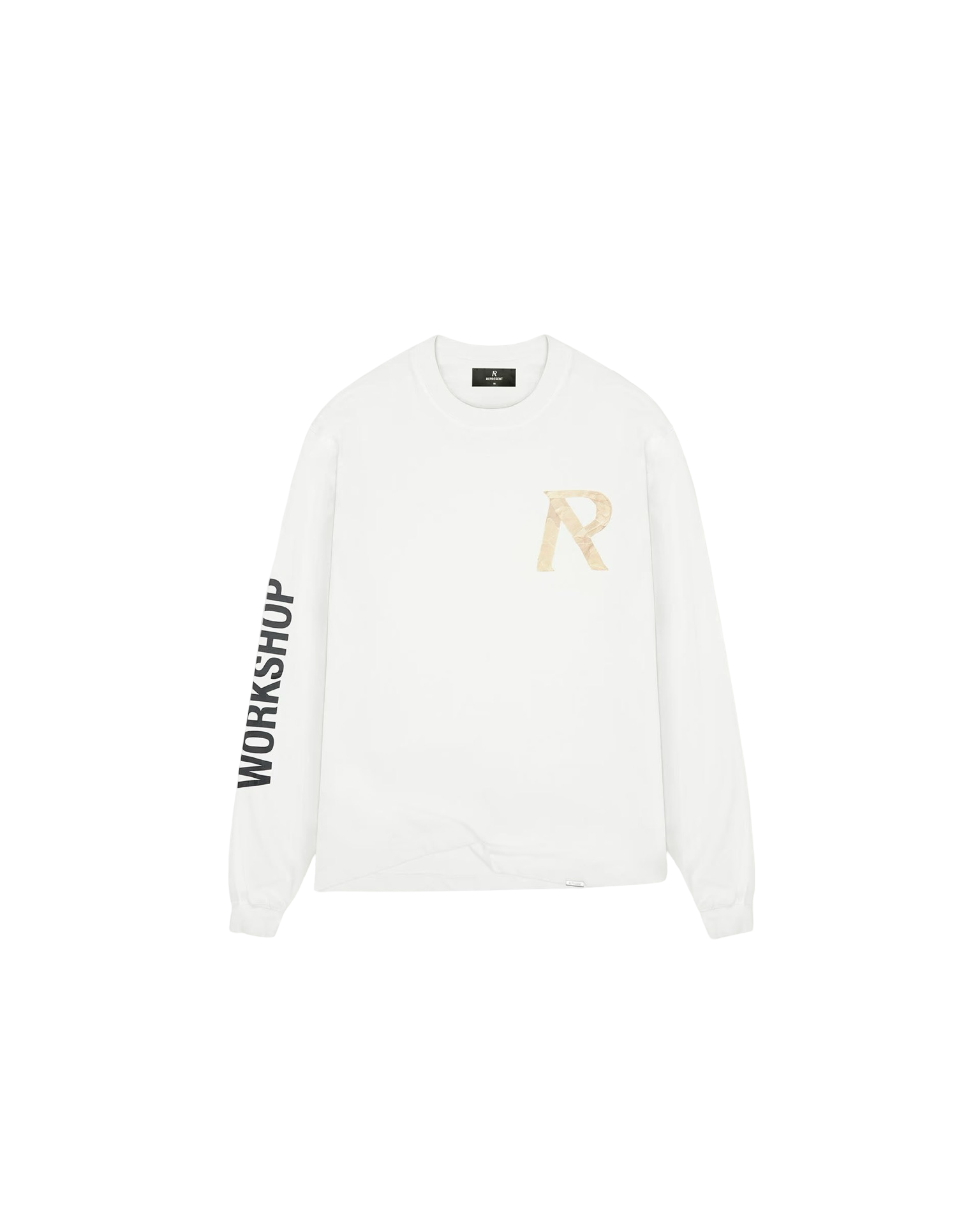 REPRESENT MASKING TAPE INITIAL LONG SLEEVE T-SHIRT