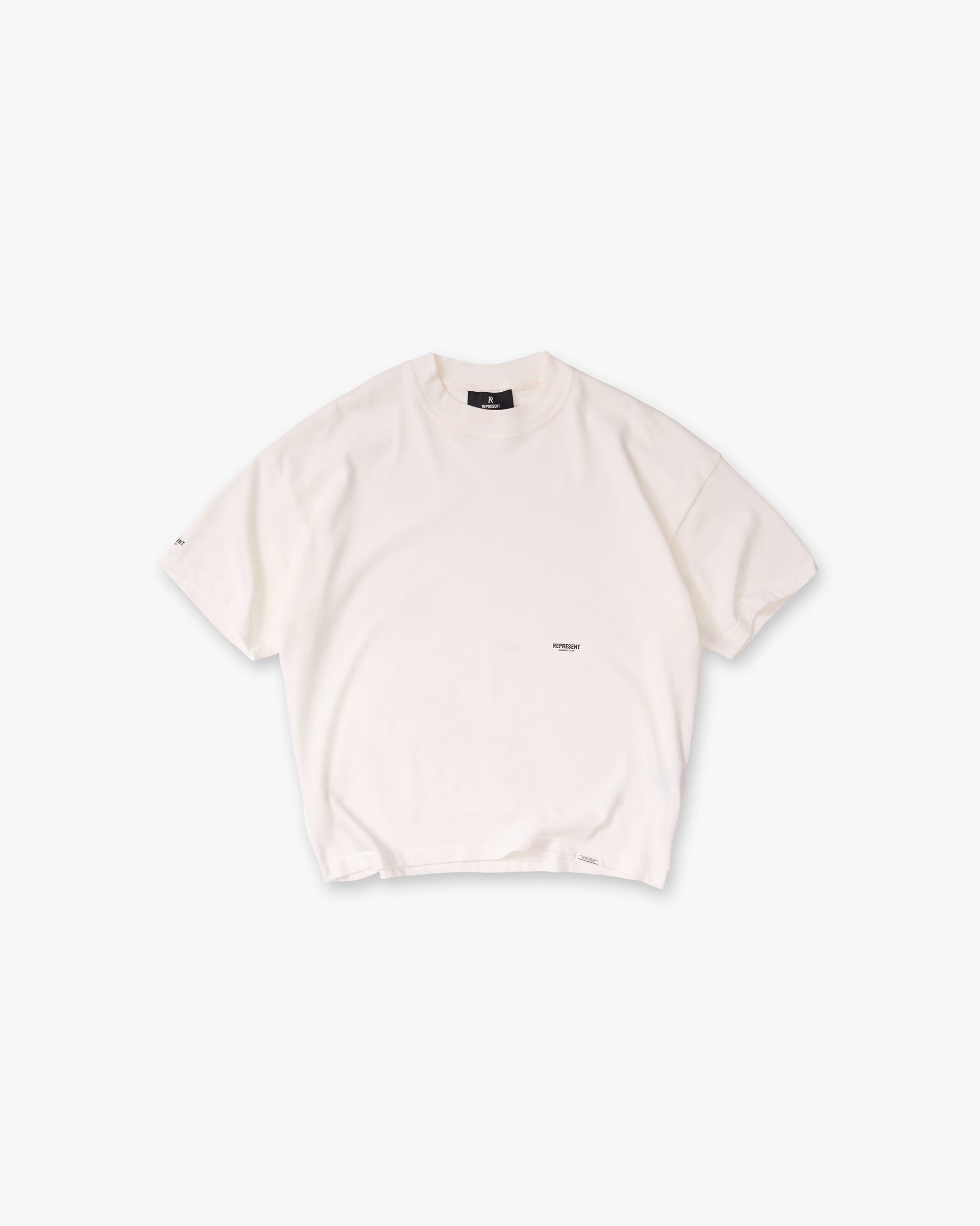 REPRESENT MICRO OWNERS CLUB T-SHIRT - FLAT WHITE