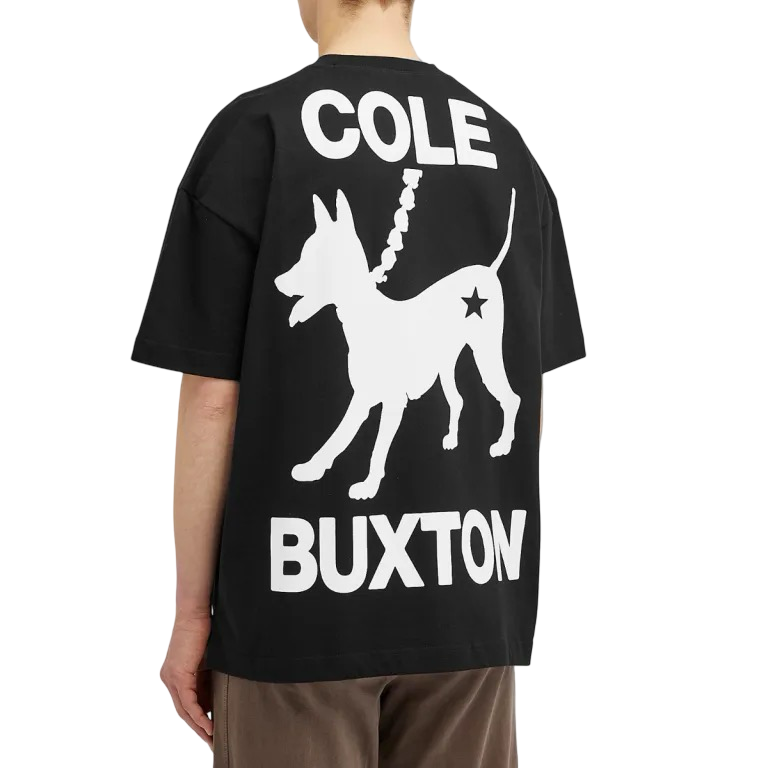 COLE BUXTON DOG T-SHIRT BLACK