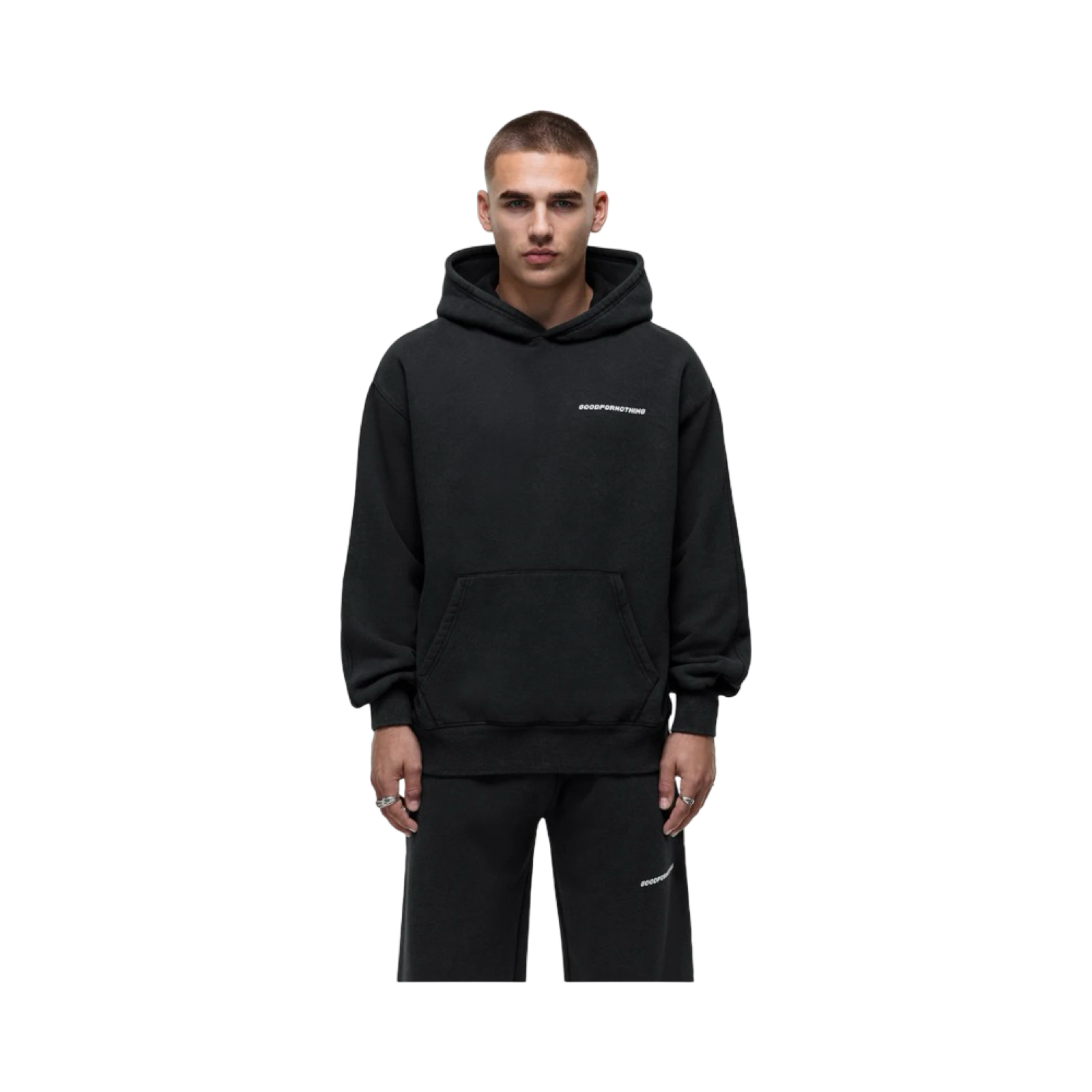 GOODFORNOTHING VINTAGE JET BLACK TRACKSUIT