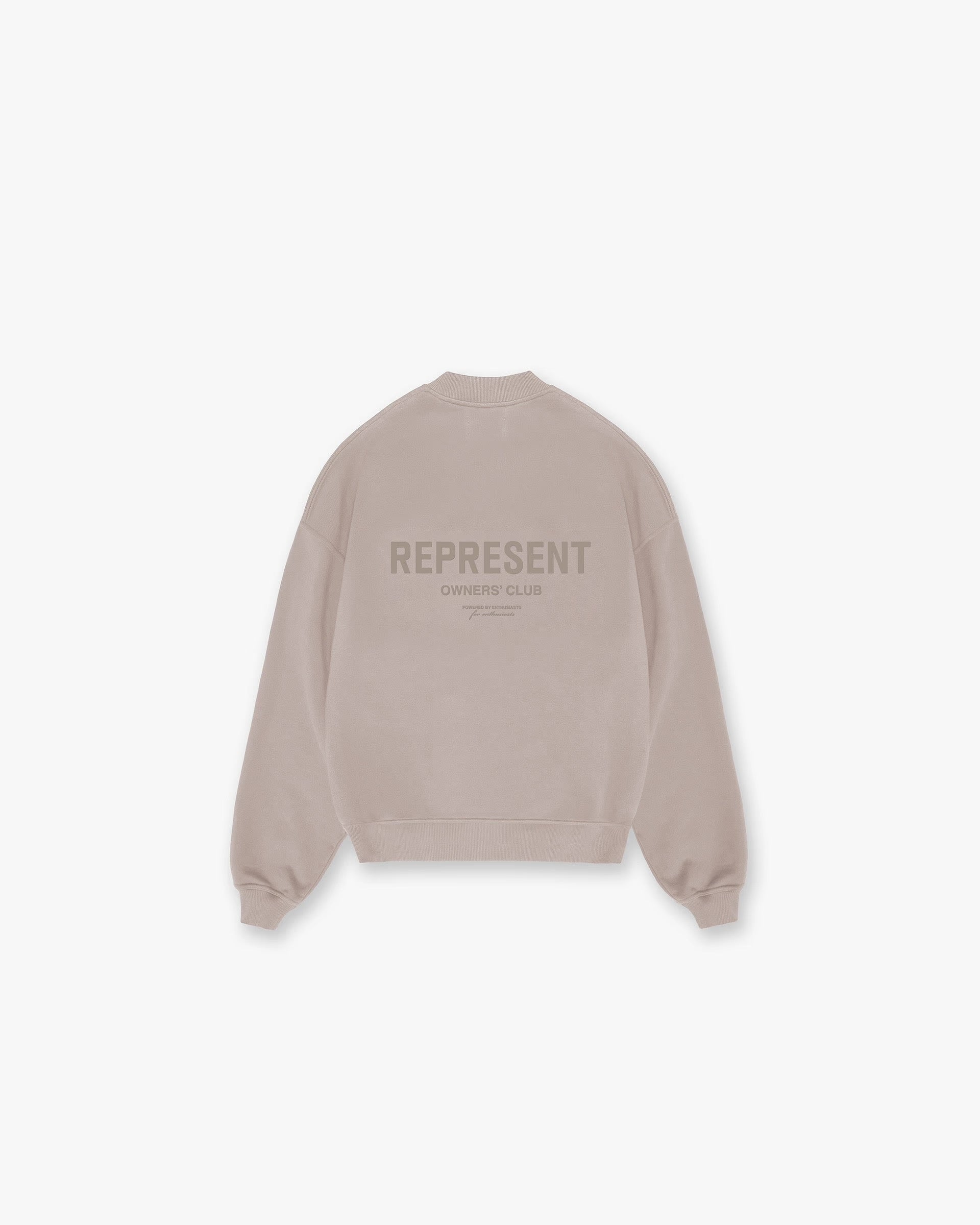 REPRESENT OWNERS CLUB SWEATSHIRT - MUSHROOM