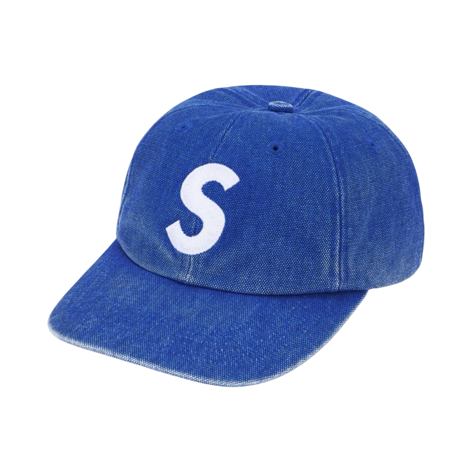 SUPREME PIGMENT COATED CANVAS S LOGO 6-PANEL