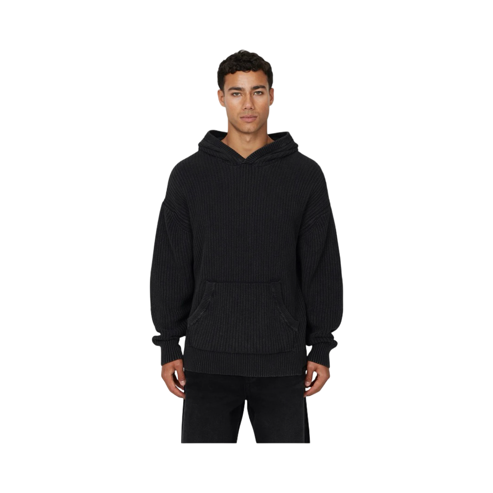 GFN ACID CABLE KNITWEAR HOODIE