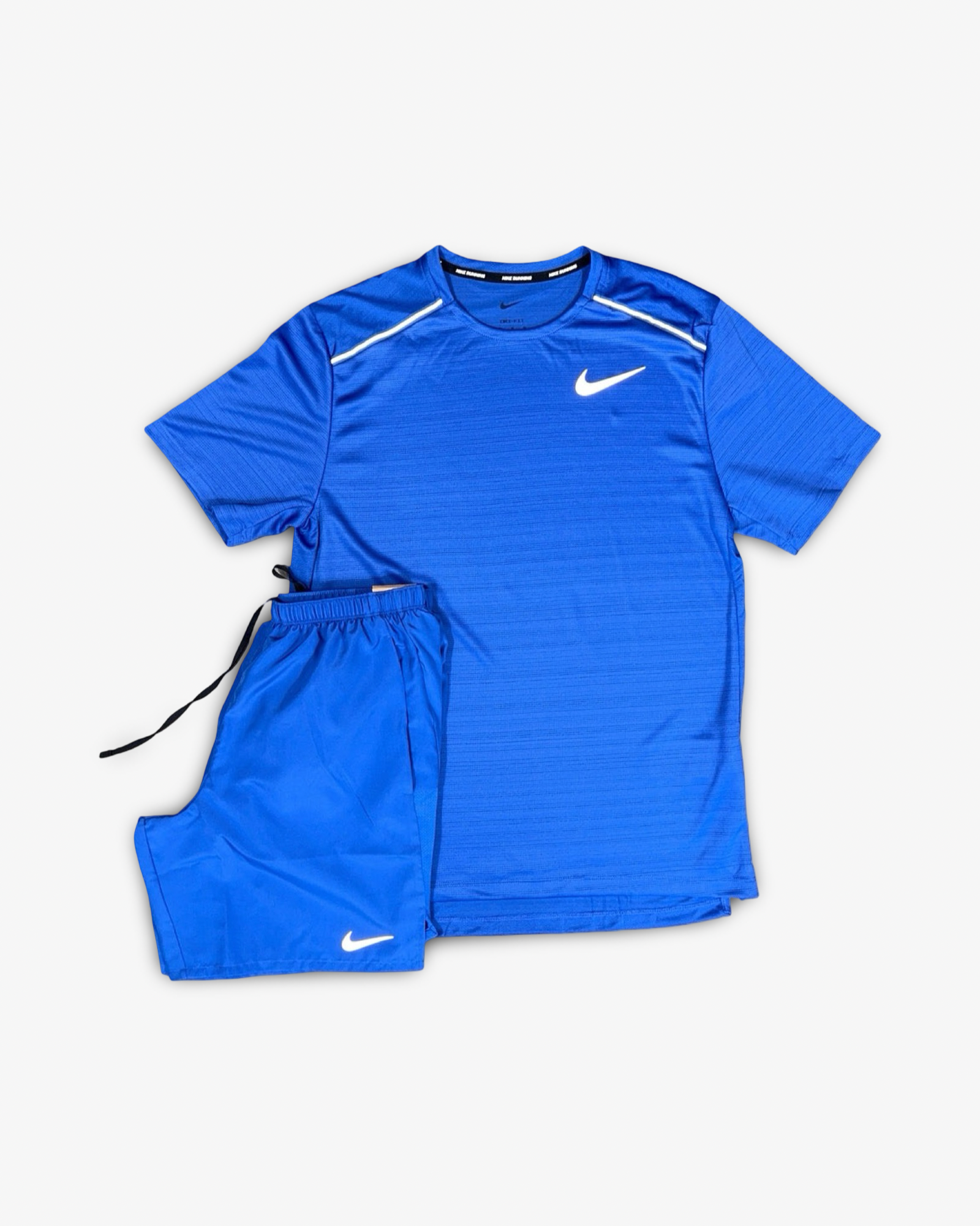 NIKE MILER T-SHIRT/SHORT SET - ROYAL BLUE