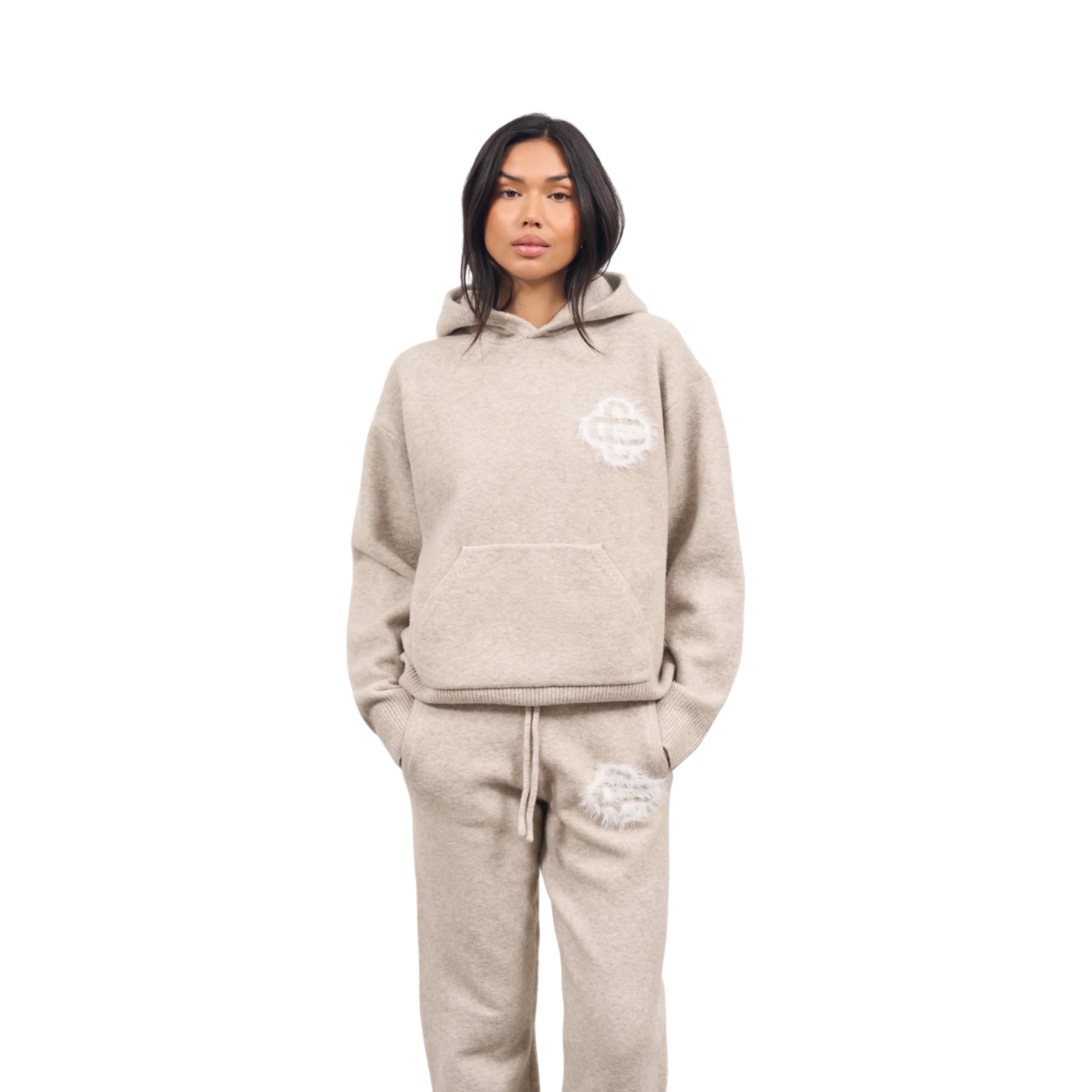 THE COUTURE CLUB KNITTED HOODIE