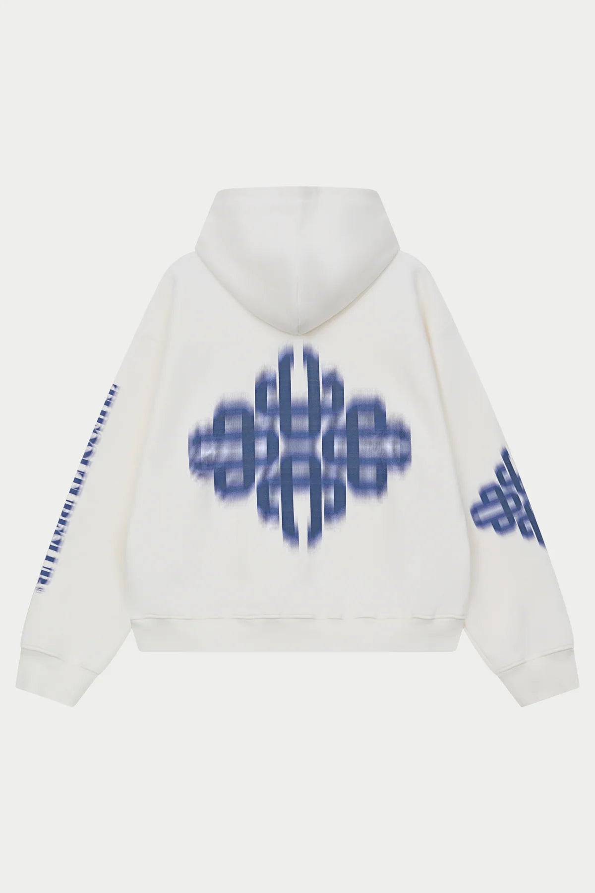THE COUTURE CLUB MOTION BLURRED EMBLEM HOODIE - NAVY