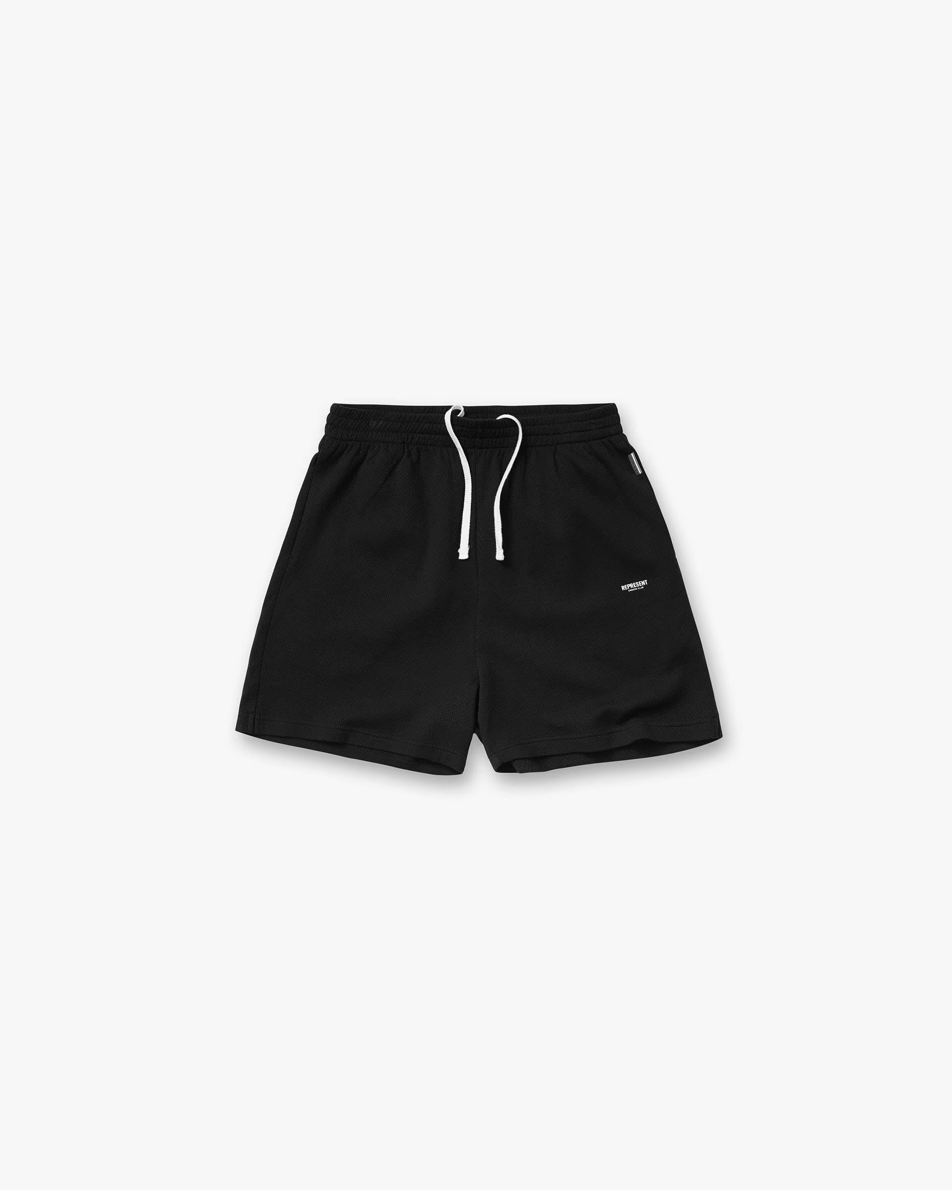 REPRESENT MICRO OWNERS CLUB MESH SHORT - BLACK