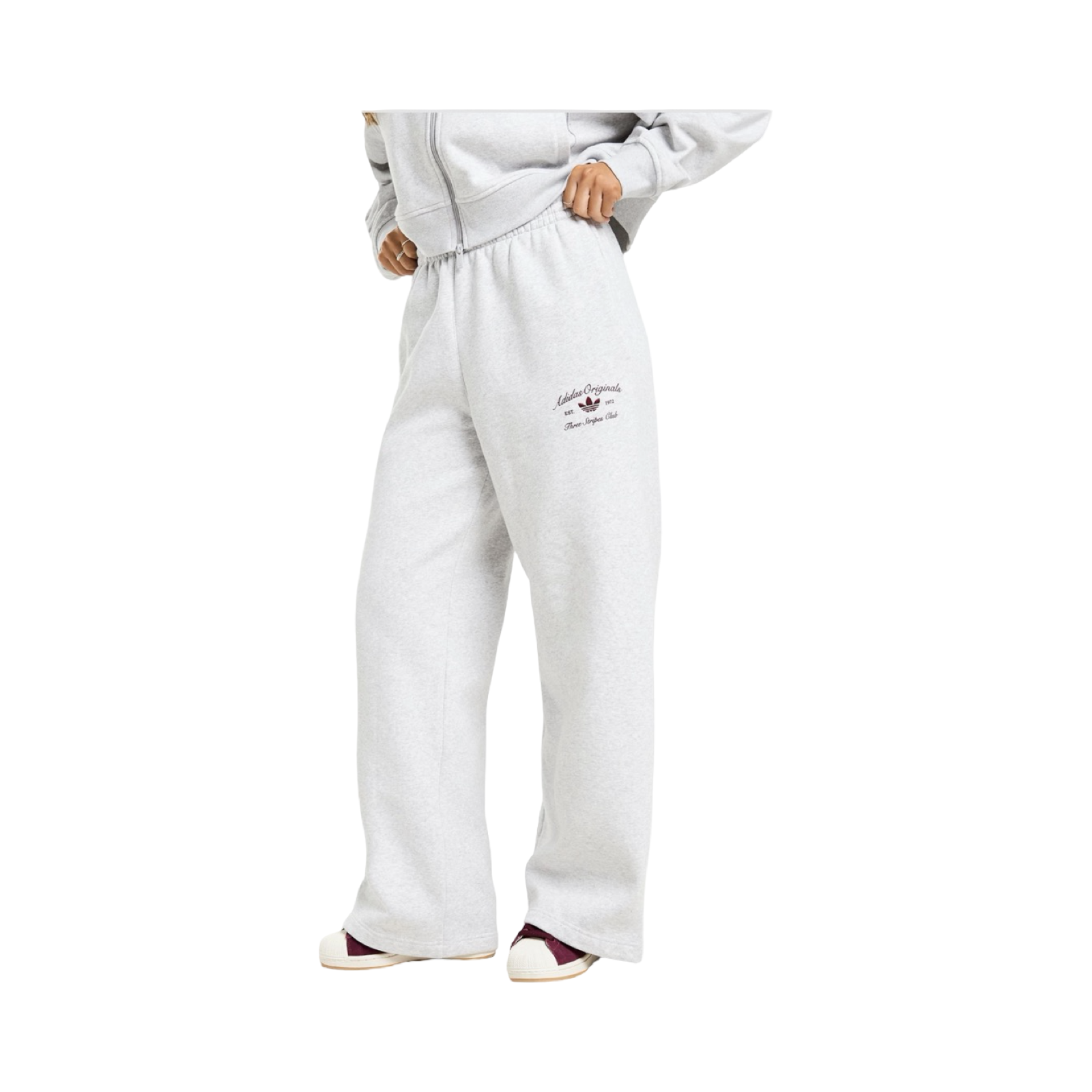 ADIDAS ORIGINALS CLUB WIDE JOGGERS - GREY