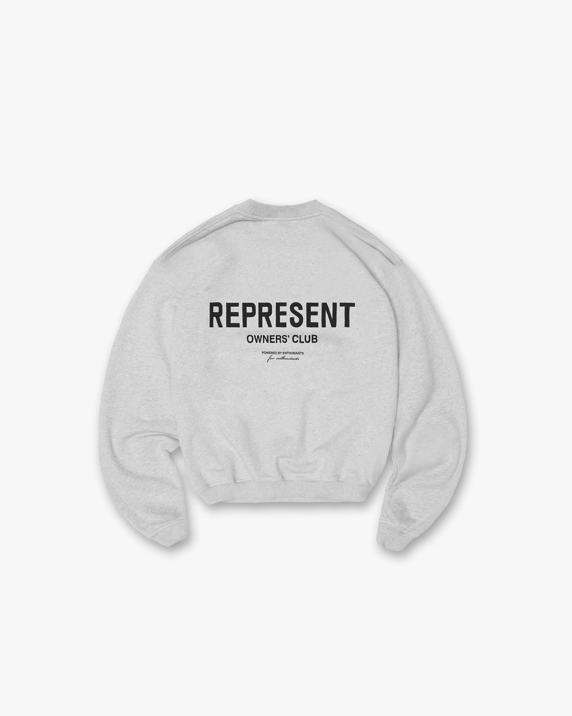 REPRESENT OWNERS CLUB SWEATSHIRT - ASH GREY