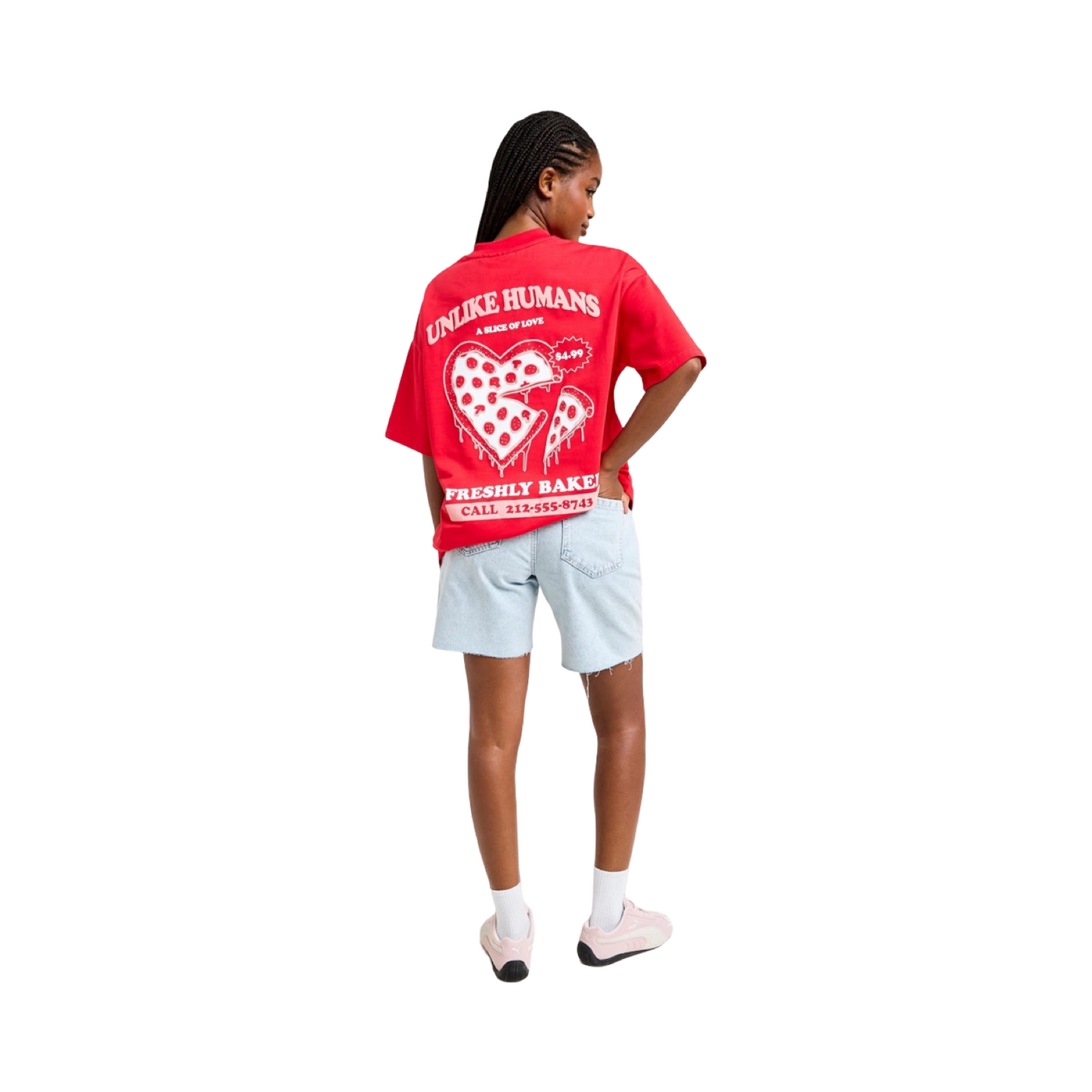 UNLIKE HUMANS PIZZA T-SHIRT
