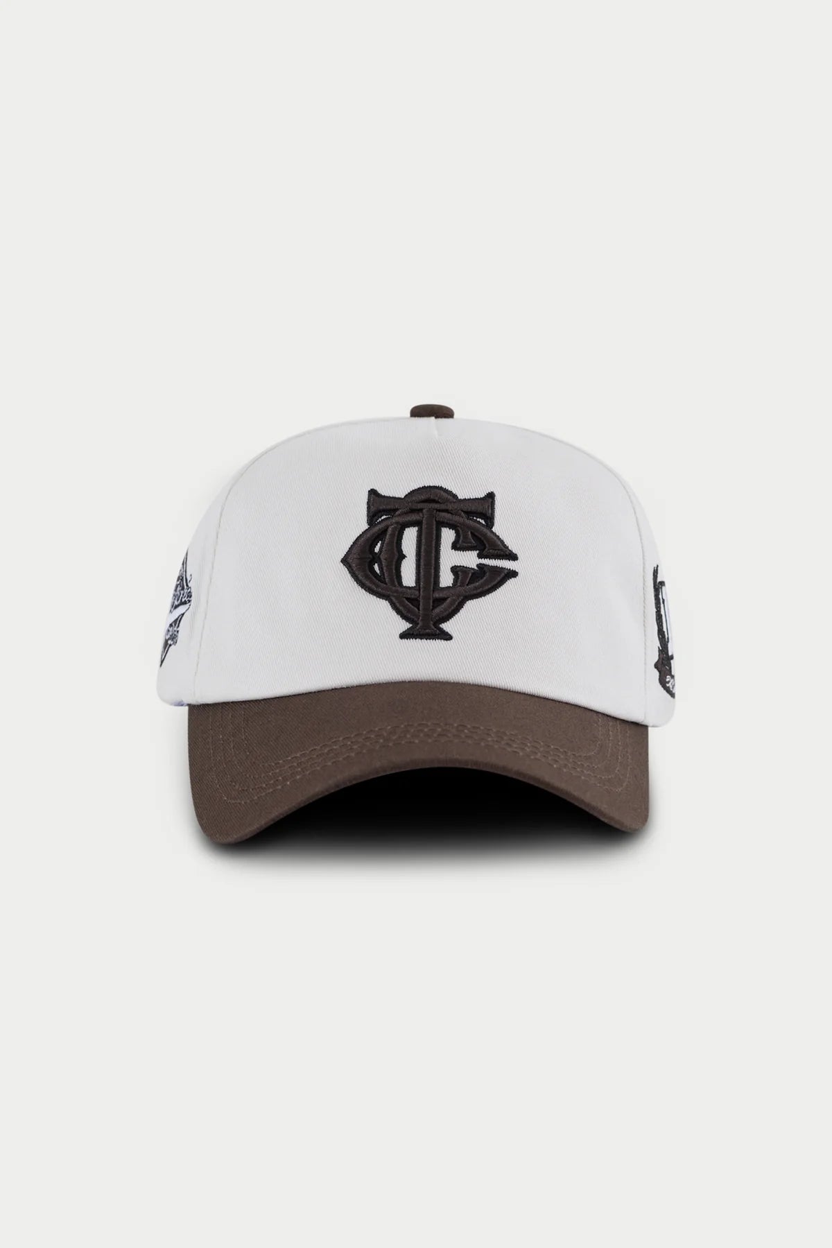 THE COUTURE CLUB MONOGRAM WORLD SERIES CAP - BROWN