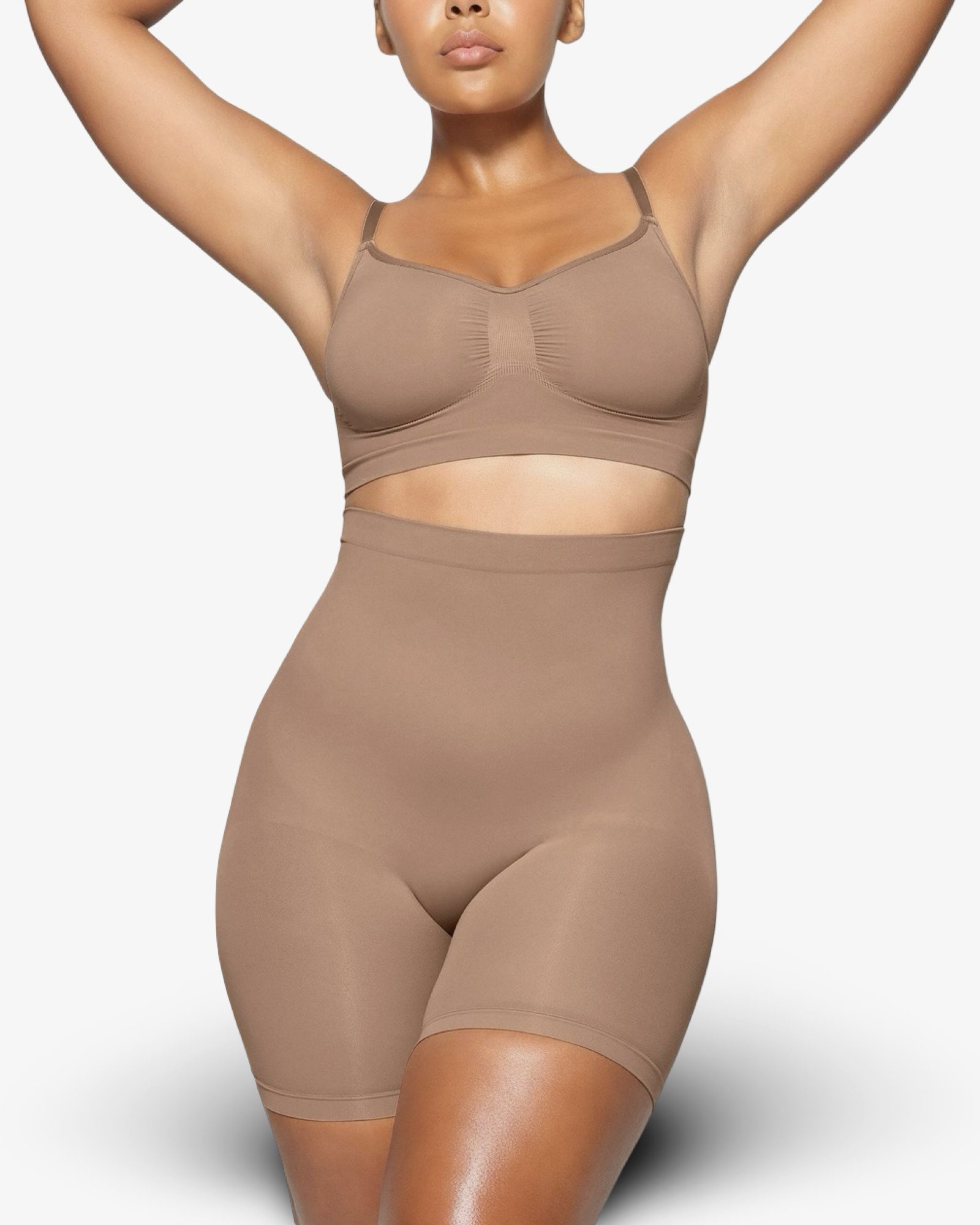 SKIMS SEAMLESS SCULPT MID-THIGH SHORT - SIENNA