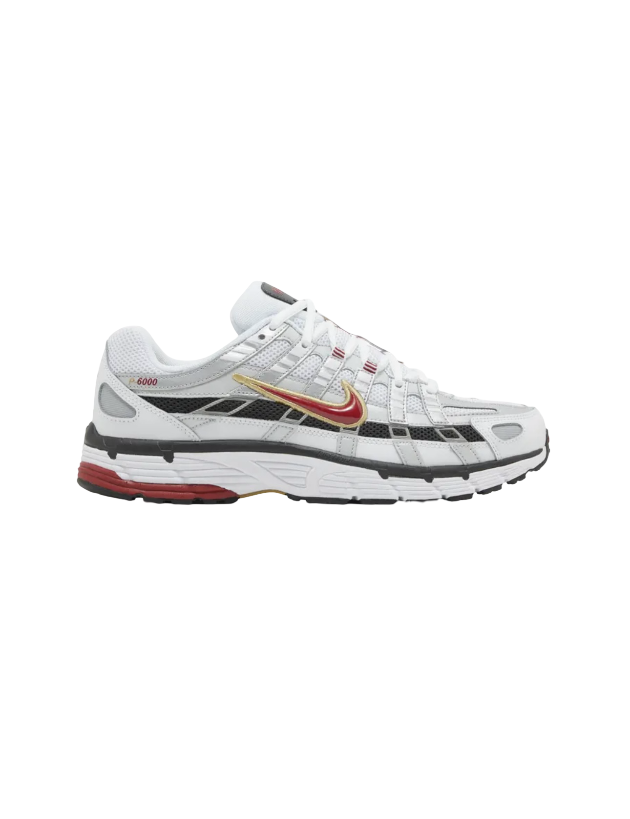 NIKE P-6000 PLATINUM VARSITY RED