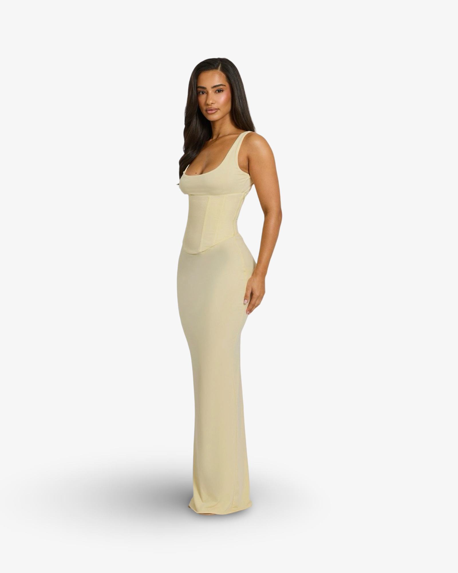 MARS THE LABEL SANDRA MAXI DRESS - LEMON