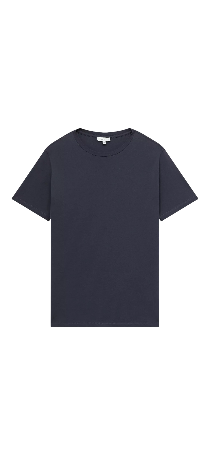 REISS BLESS COTTON CREW NECK T-SHIRT AIRFORCE BLUE