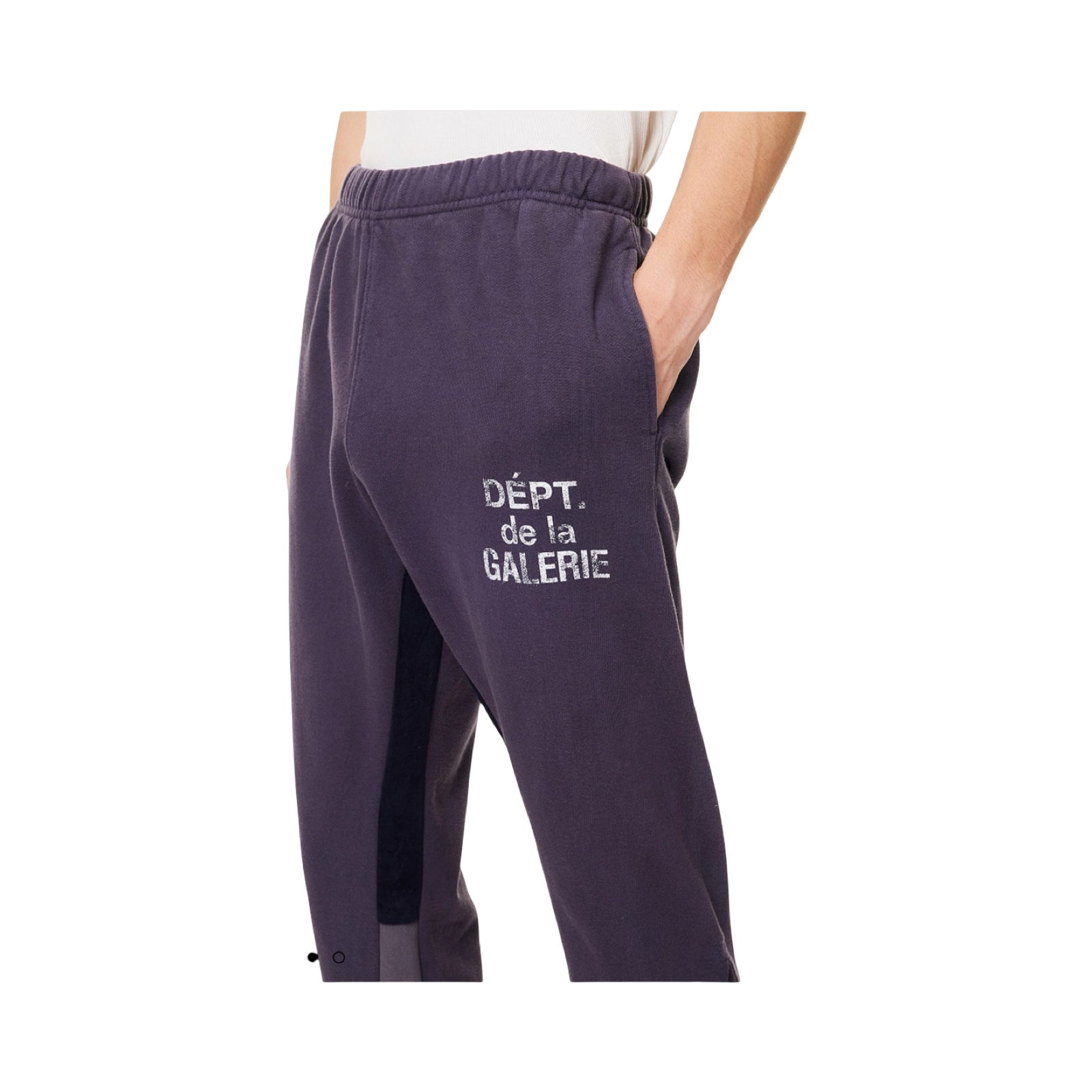 GALLERY DEPT BRAND-PRINT FLARED-LEG COTTON-JERSEY JOGGING BOTTOMS