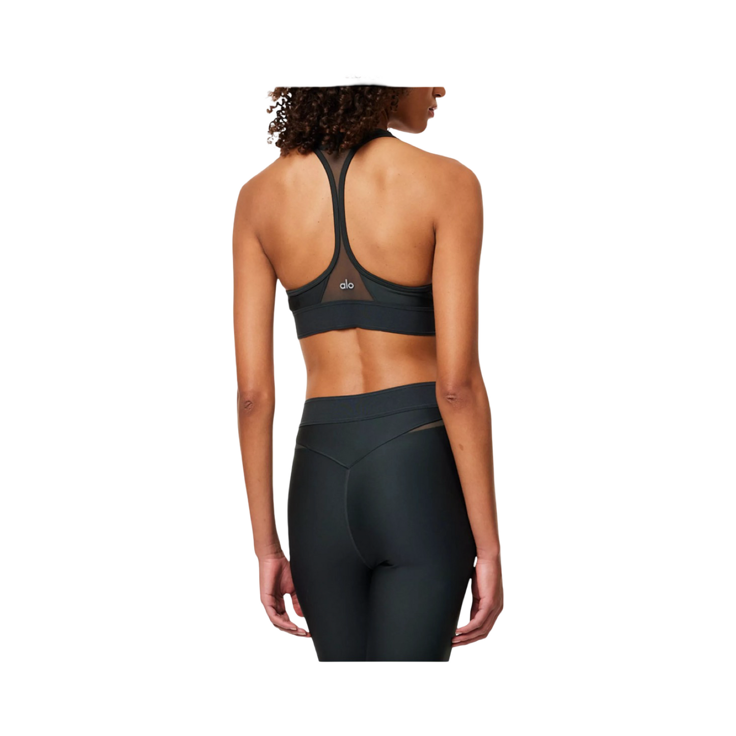 ALO YOGA AIRLIFT MESH-PANELLED BRA