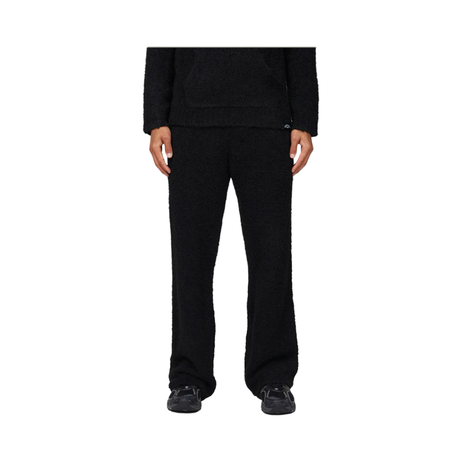 GFN BOUCLE KNITWEAR BLACK PANTS
