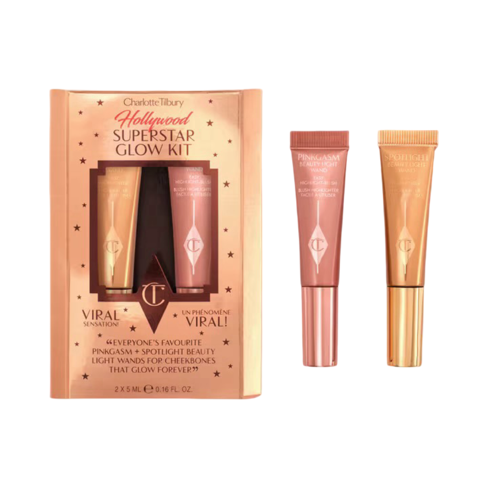 CHARLOTTE TILBURY HOLLYWOOD SUPERSTAR GLOW CHRISTMAS MAKEUP GIFT SET