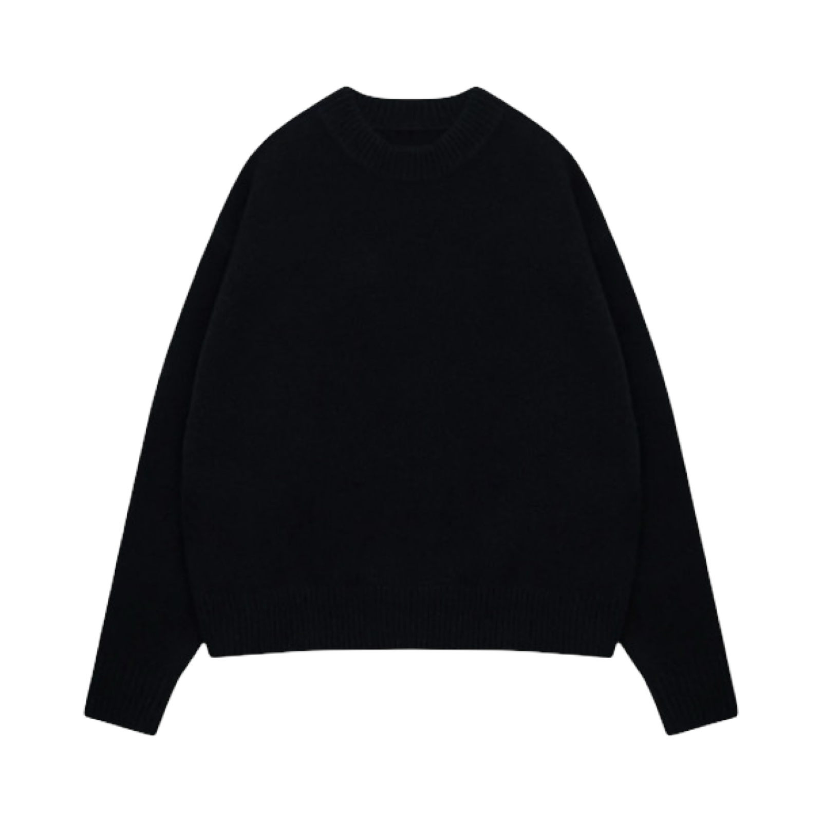 THE COUTURE CLUB BRUSHED KNIT JUMPER BLACK