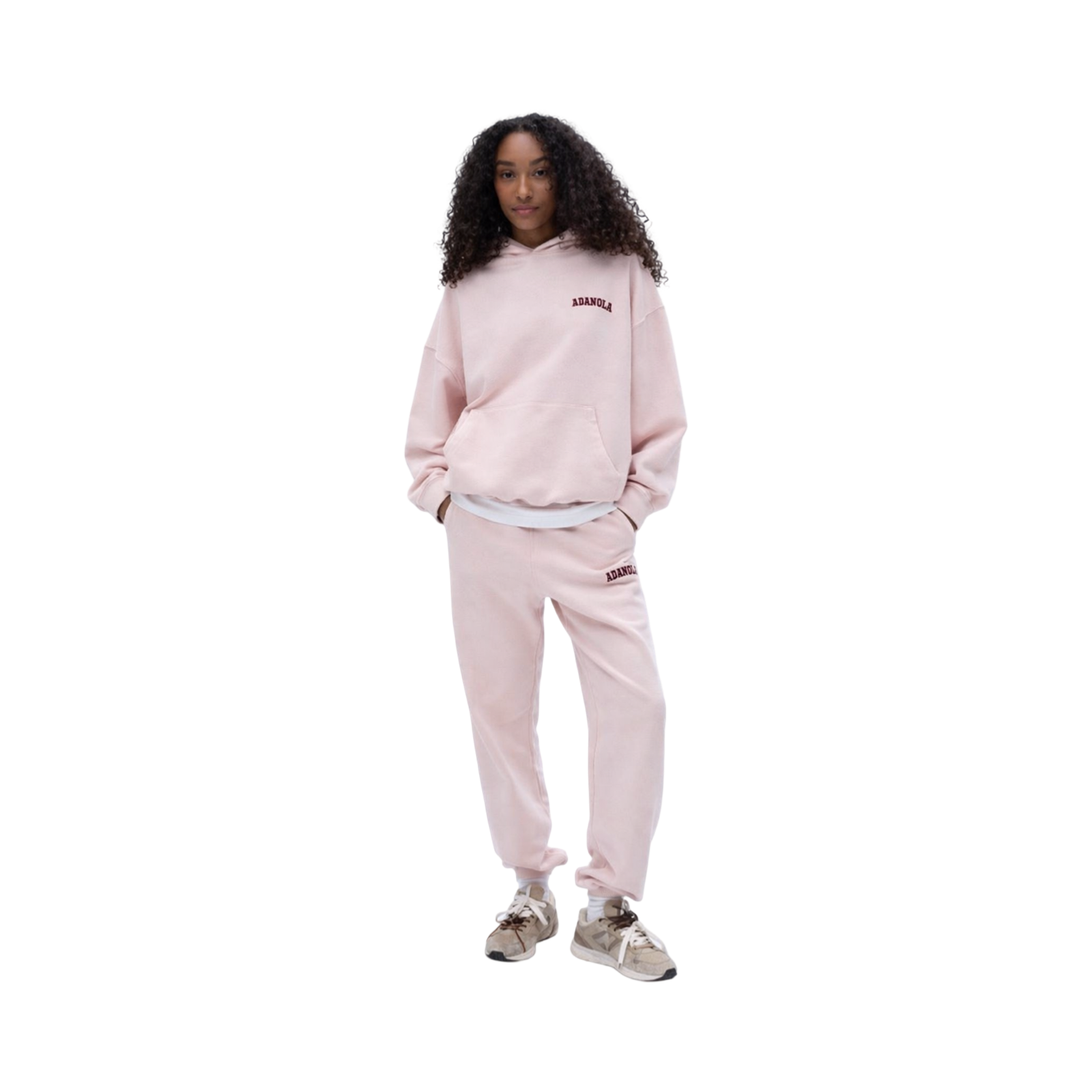 ADANOLA PINK CUFFED TRACKSUIT