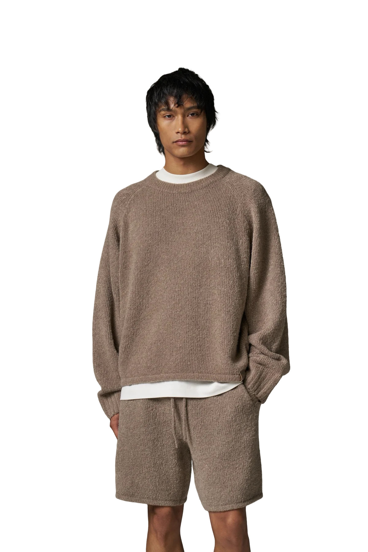 THE COUTURE CLUB KNIT RAGLAN CREWNECK