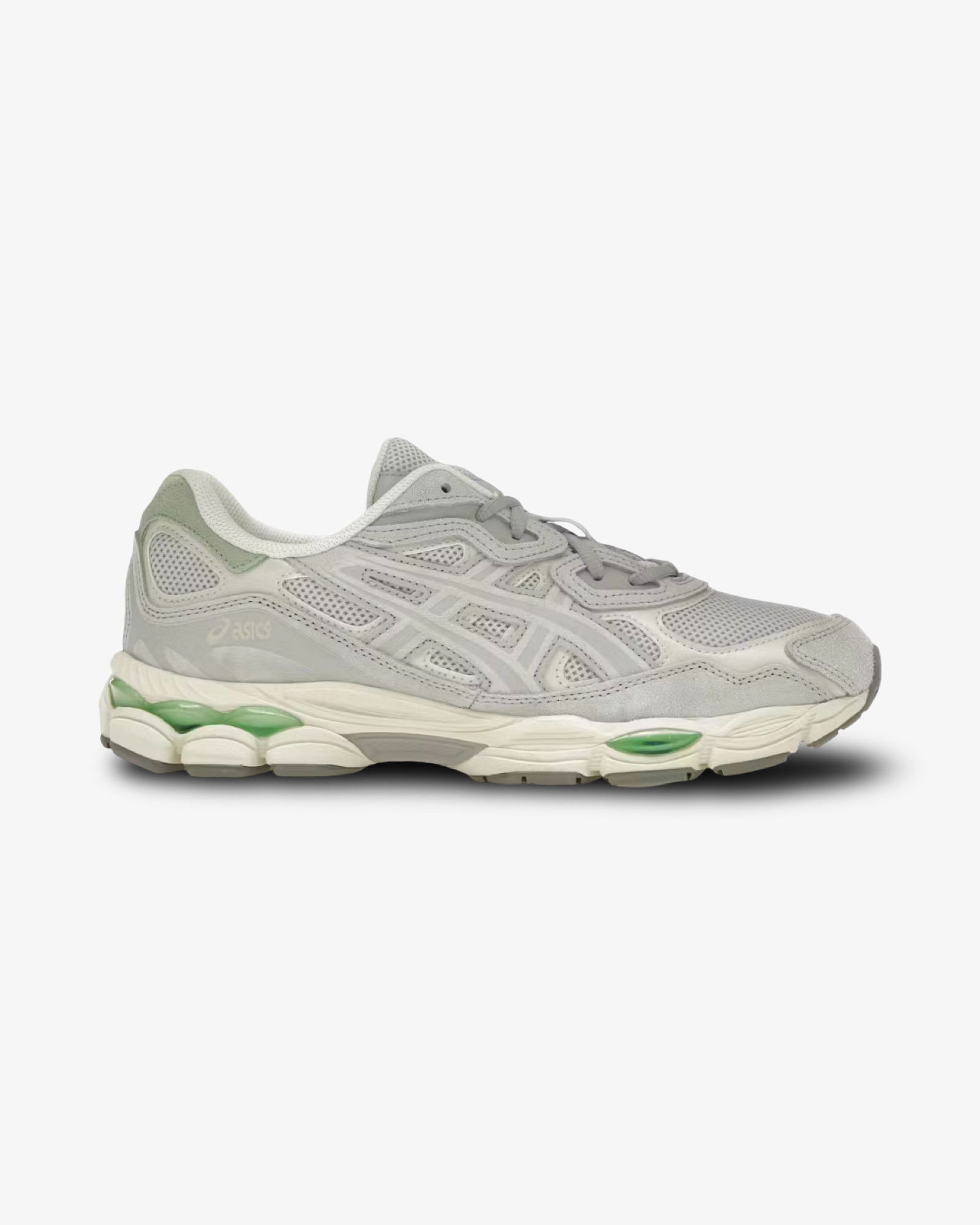 ASICS GEL NYC CLOUD GREY GREEN trainer product image
