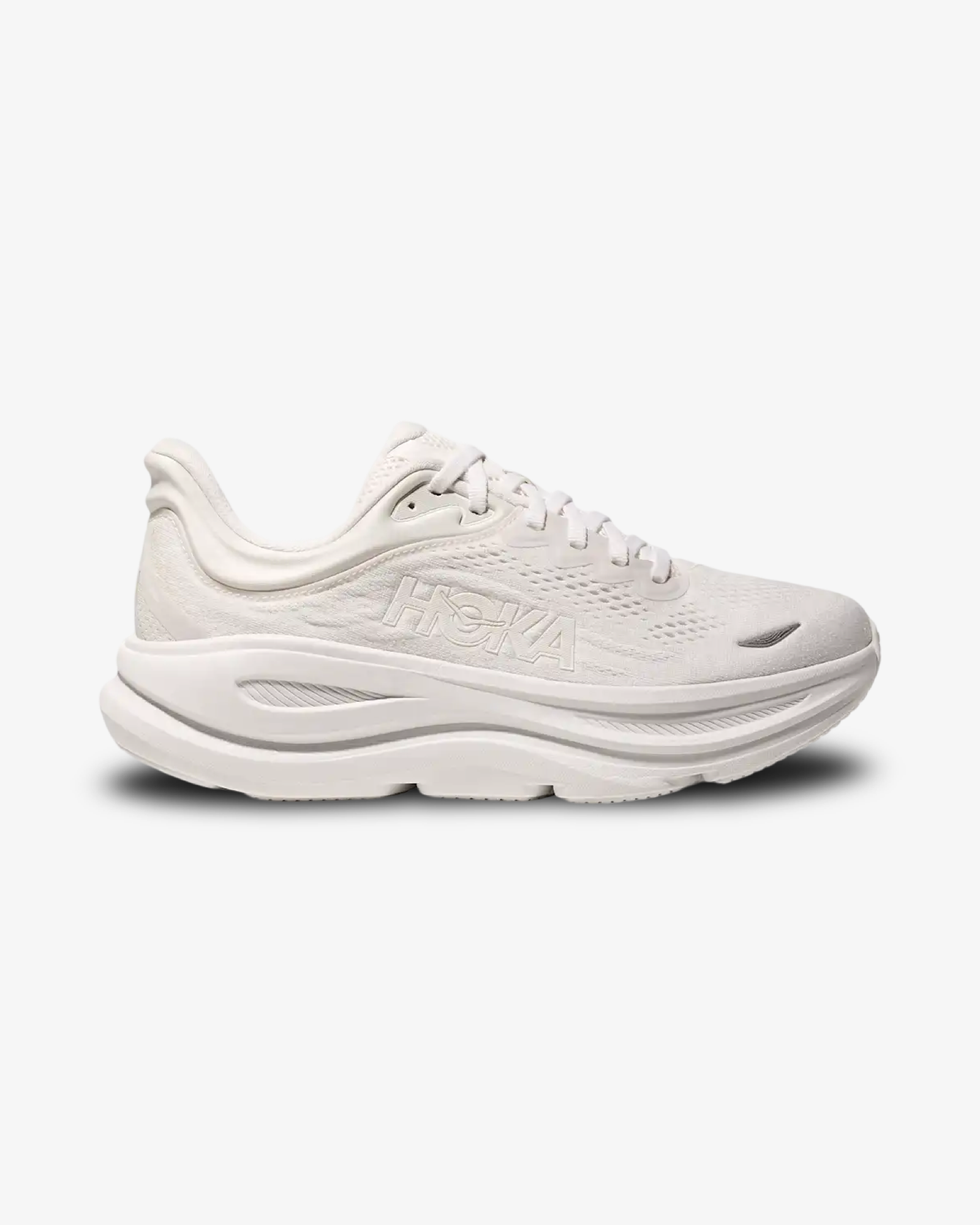 HOKA BONDI 9 WHITE trainer product image