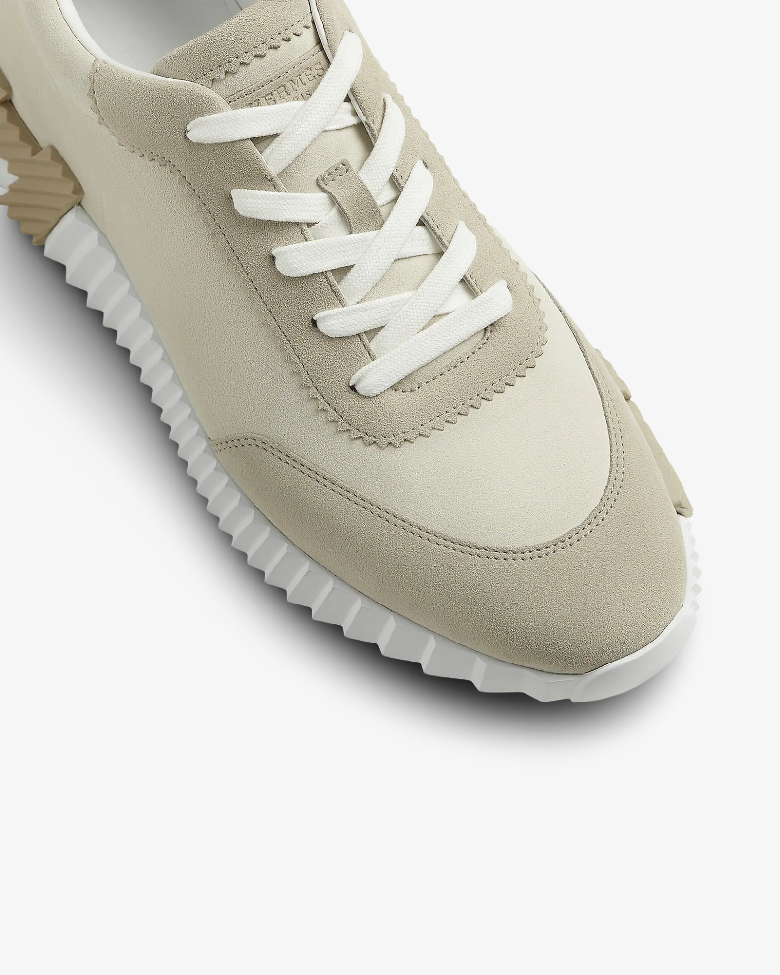 HERMÈS PARIS BOUNCING SNEAKER BEIGE GLAISE BEIGE ESQUISSE