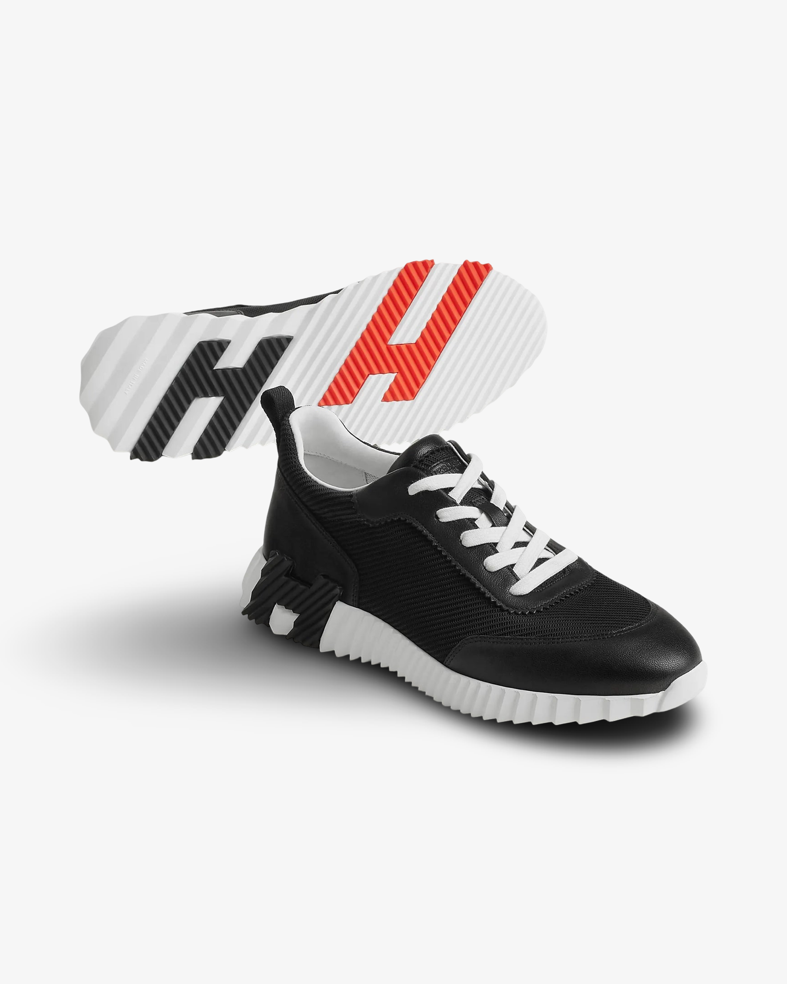 HERMÈS PARIS BOUNCING CALF SNEAKER NOIR