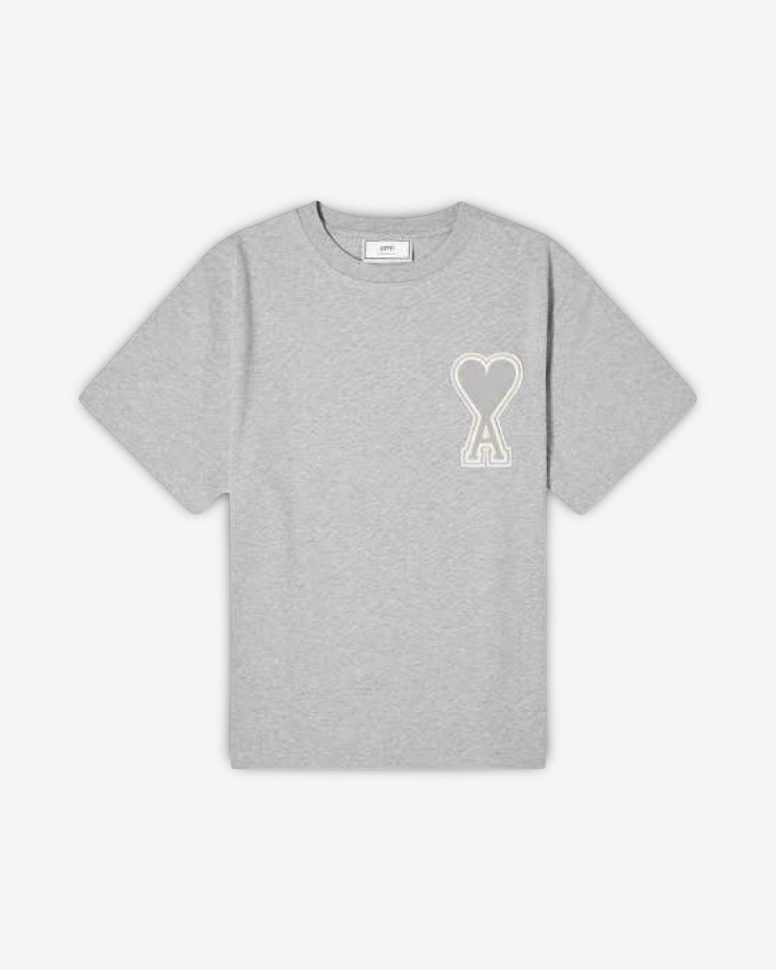 AMI PARIS BIG PATCH CARPET LOGO T-SHIRT