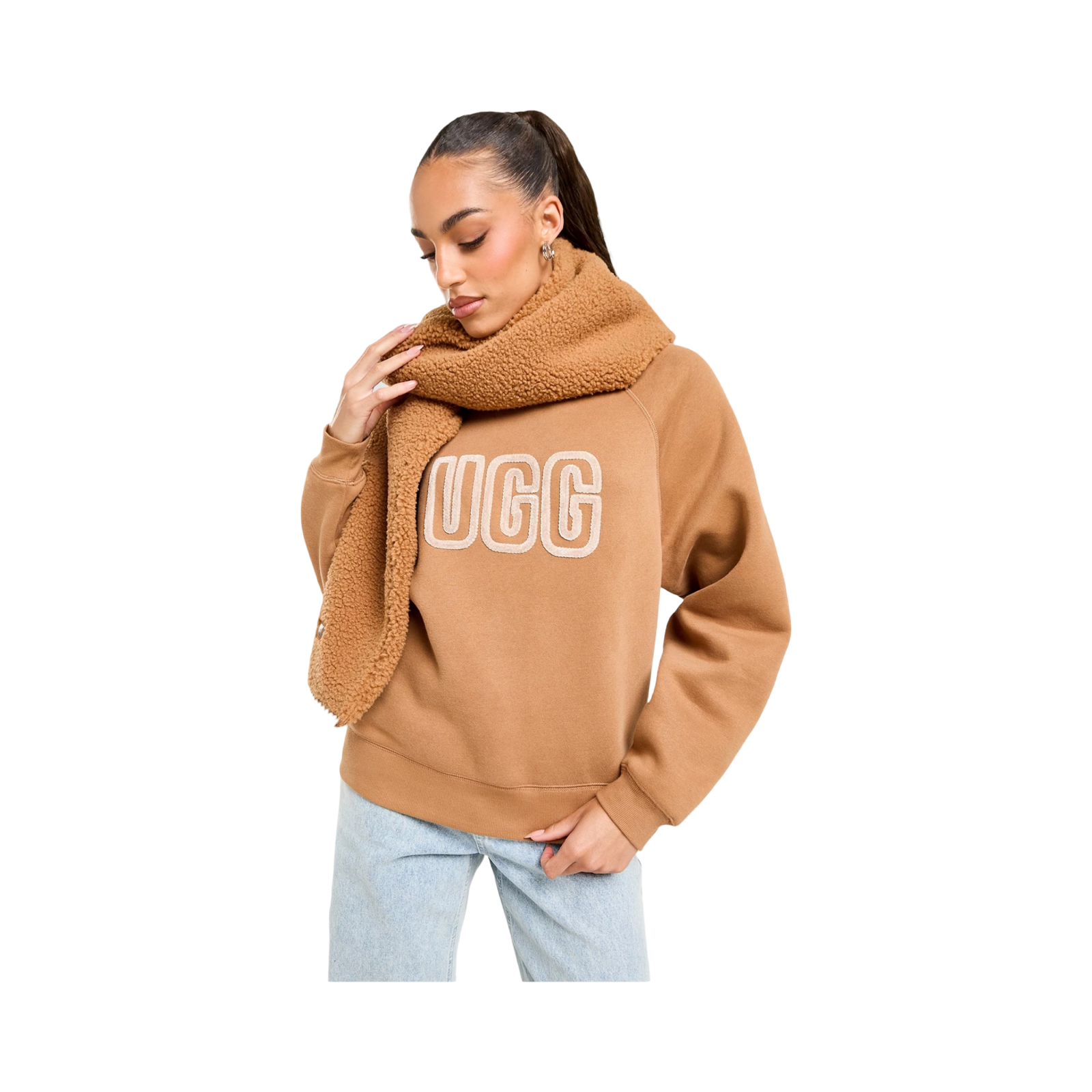 UGG COSY LOGO CREW SWEATSHIRT