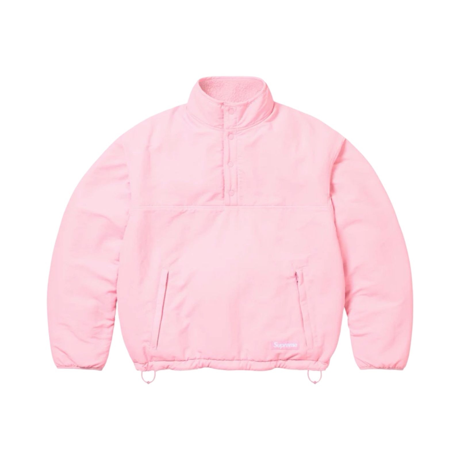 SUPREME POLARTEC® SHEARLING REVERSIBLE PULLOVER - PINK