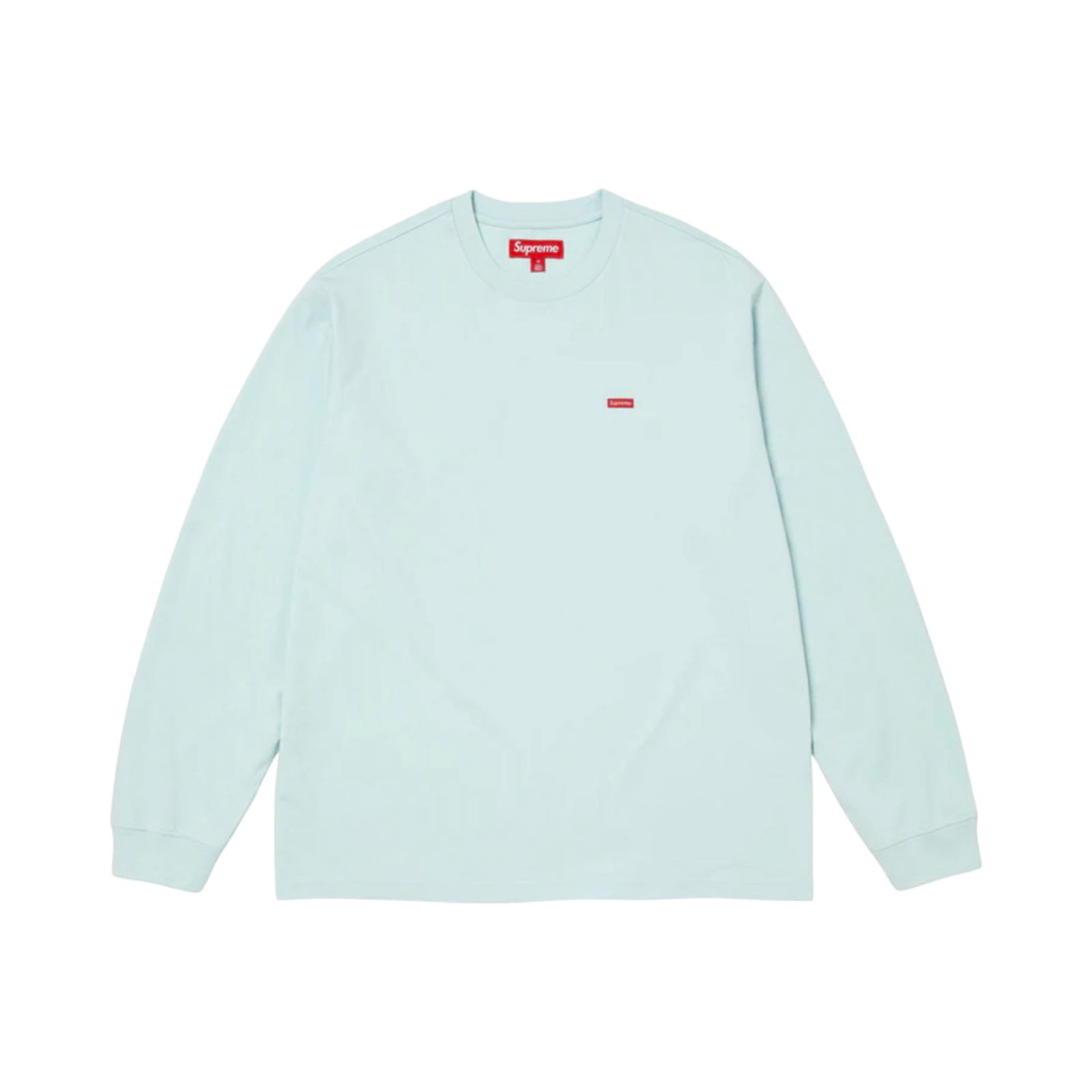 SUPREME SMALL BOX L/S TEE - LIGHT BLUE