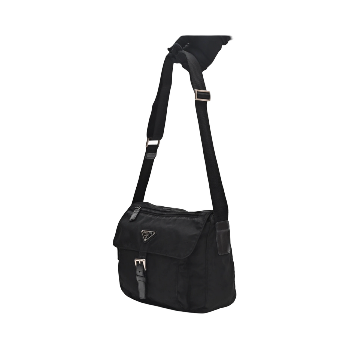PRADA PRE-LOVED RE-NYLON TESSUTO SATCHEL MESSENGER CROSSBODY BAG