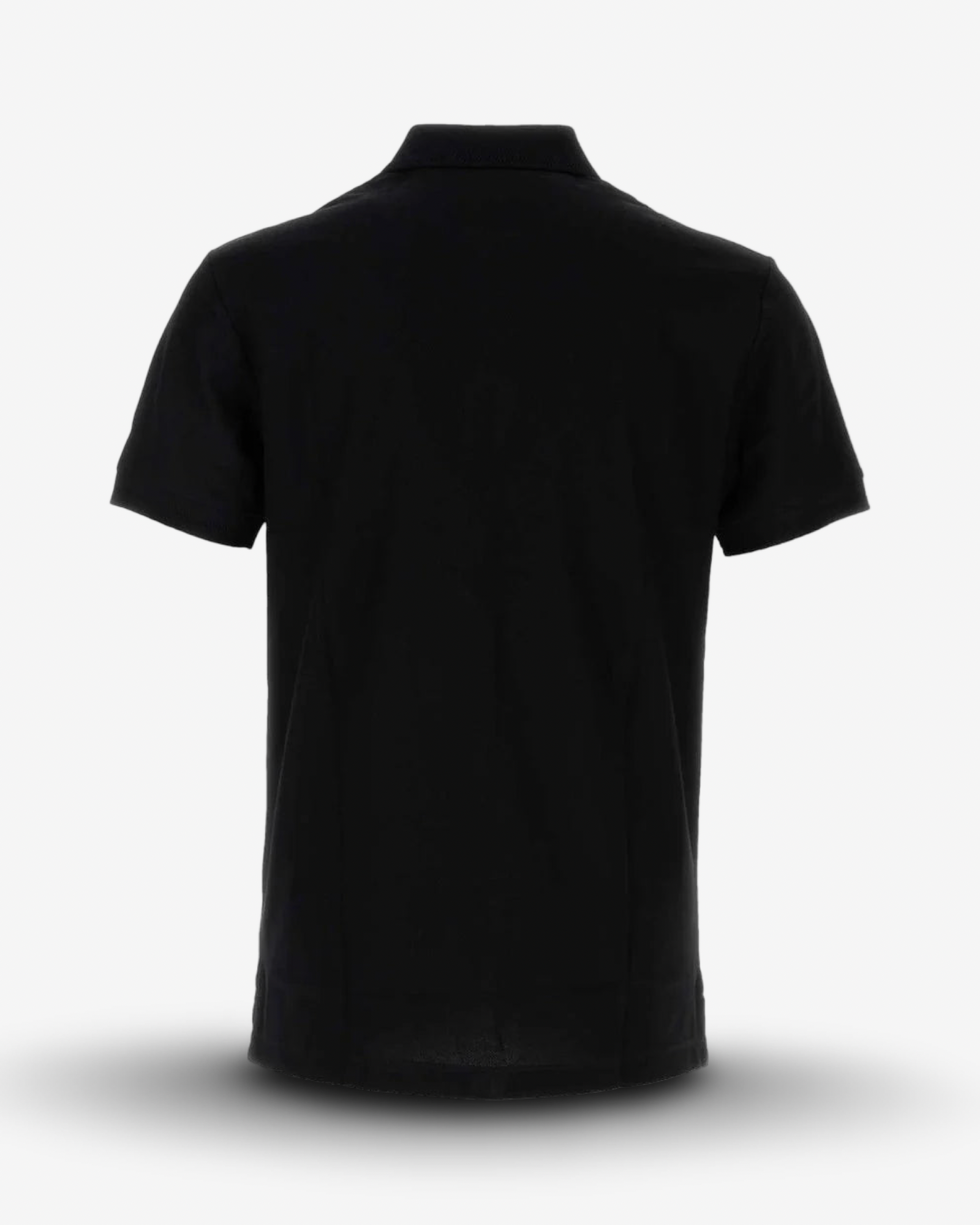 BURBERRY MONOGRAM POLO SHIRT - BLACK
