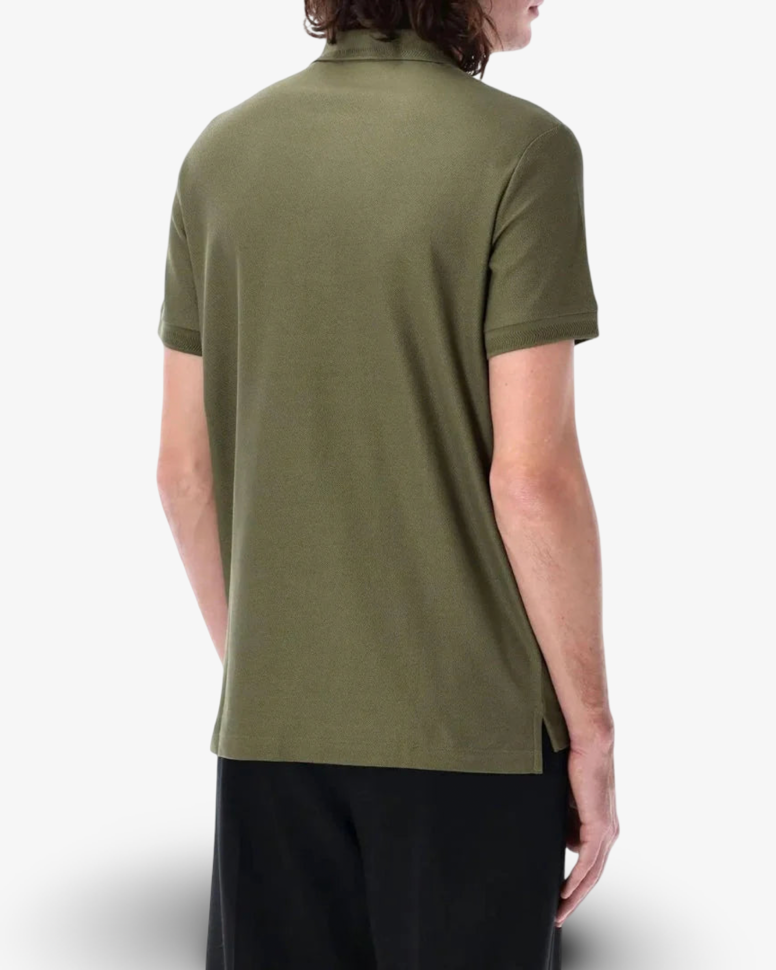 BURBERRY MONOGRAM POLO SHIRT - KHAKI GREEN